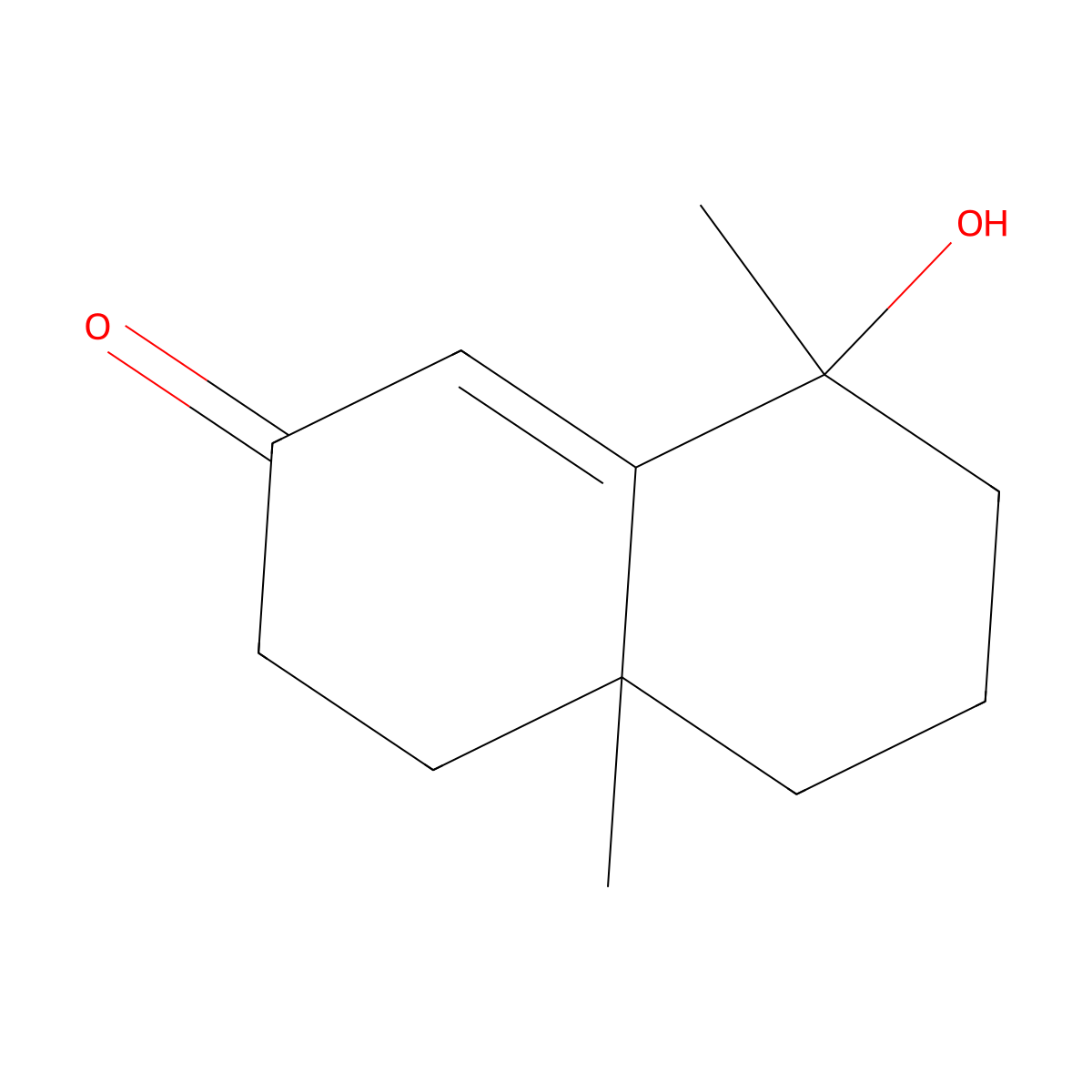 4-Hydroxy-11,12,13-trinor-5-eudesmen-7-one molecular structure, CAS 133369-42-3