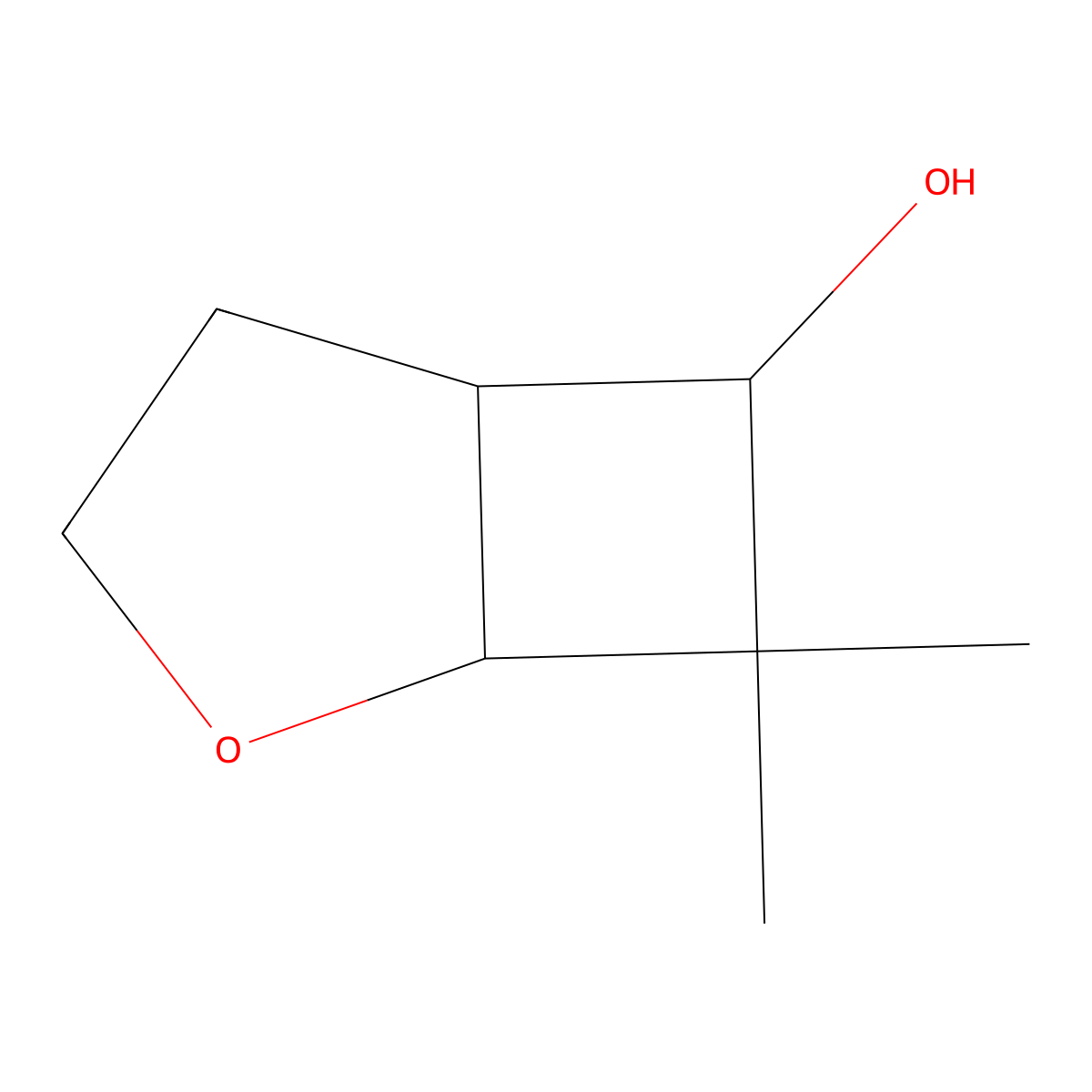 7,7-Dimethyl-2-oxabicyclo[3.2.0]heptan-6-ol molecular structure, CAS 1333823-86-1
