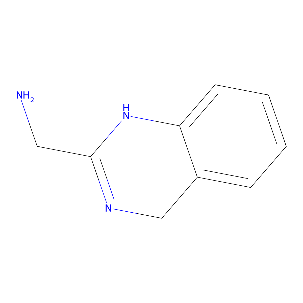 (3,4-Dihydroquinazolin-2-yl)methanamine molecular structure, CAS 1334103-85-3
