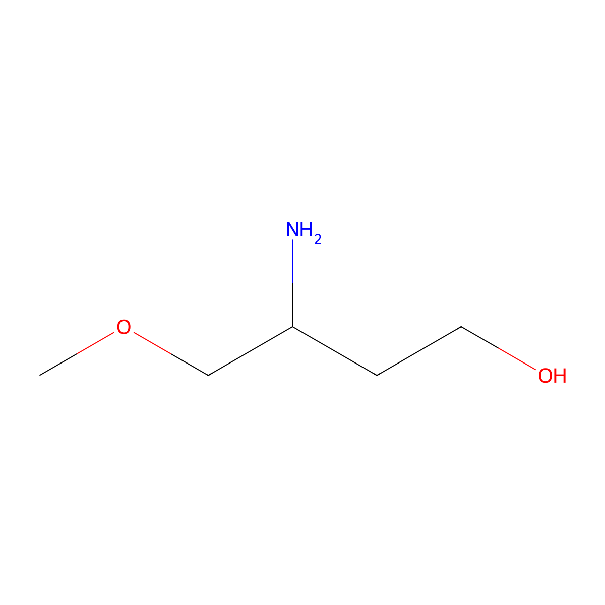 3-Amino-4-methoxybutan-1-ol molecular structure, CAS 1334146-51-8