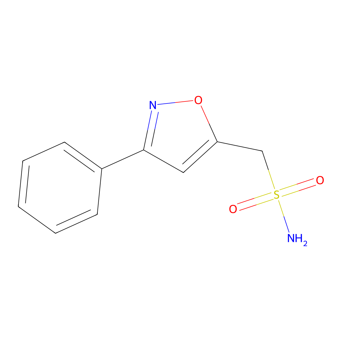 (3-Phenyl-1,2-oxazol-5-yl)methanesulfonamide molecular structure, CAS 1334146-76-7