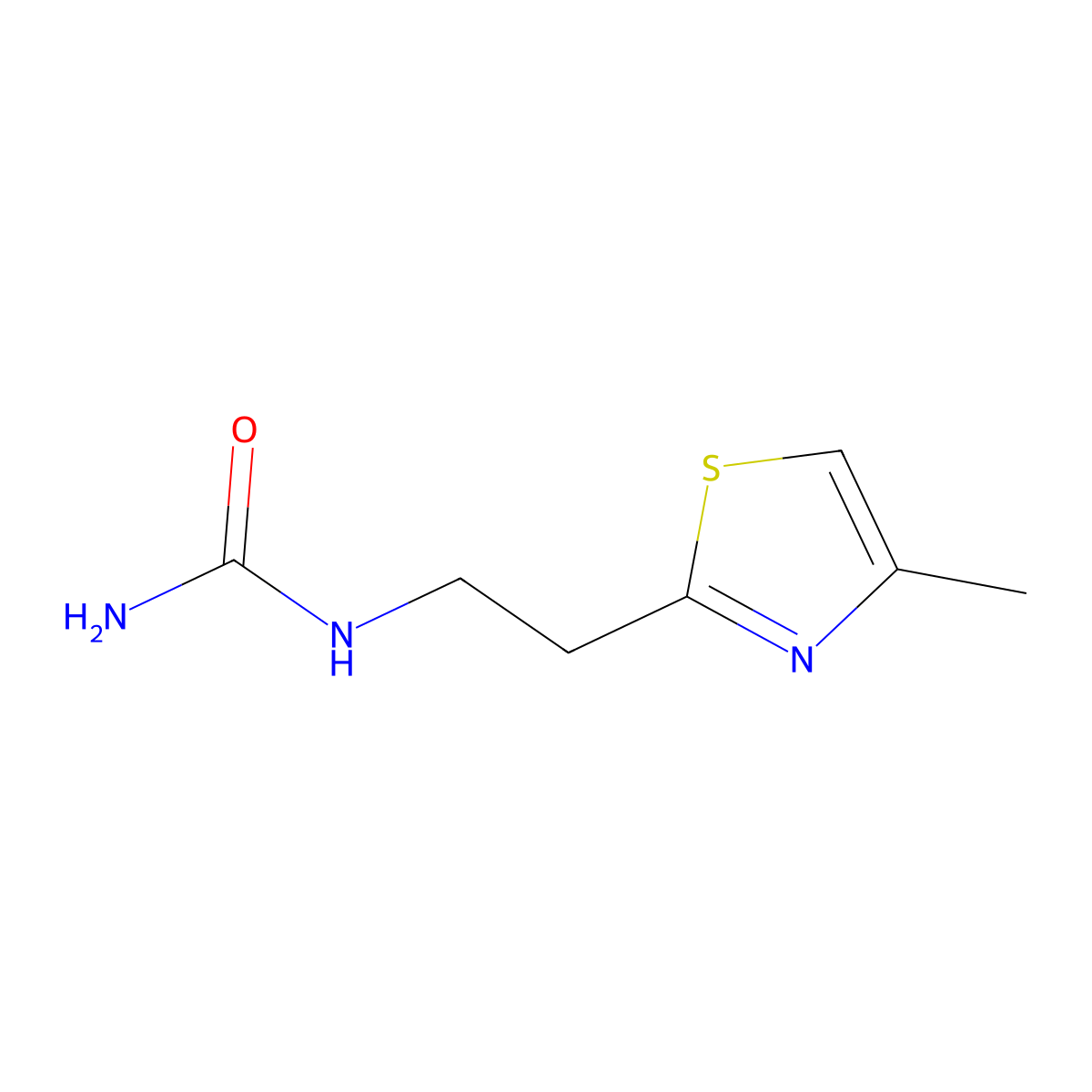[2-(4-Methyl-1,3-thiazol-2-yl)ethyl]urea molecular structure, CAS 1334147-02-2