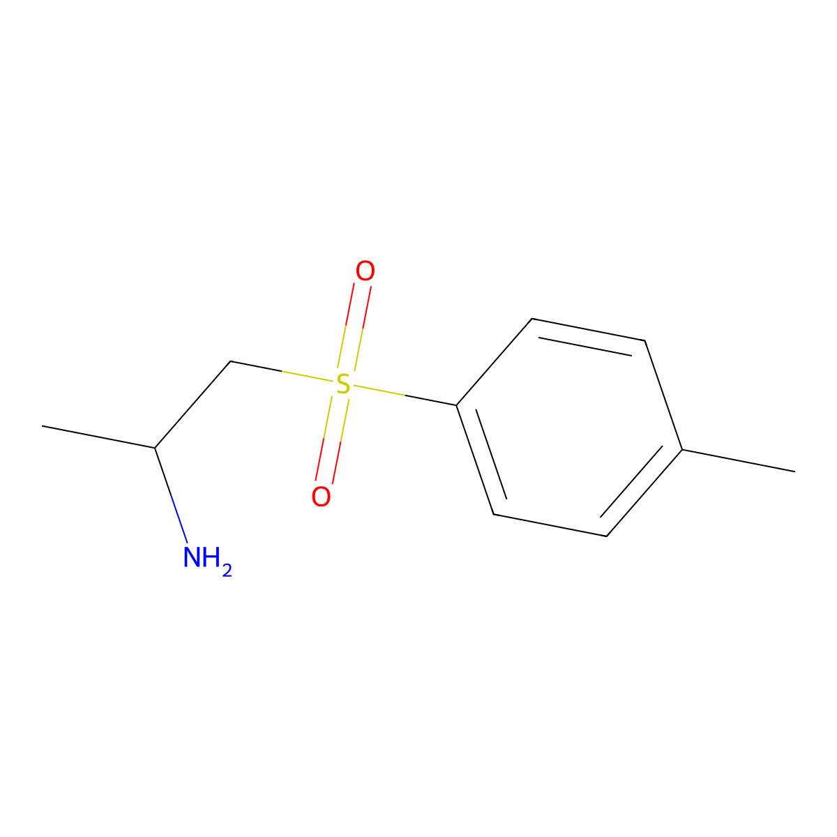 1-(4-Methylbenzenesulfonyl)propan-2-amine molecular structure, CAS 1334147-05-5