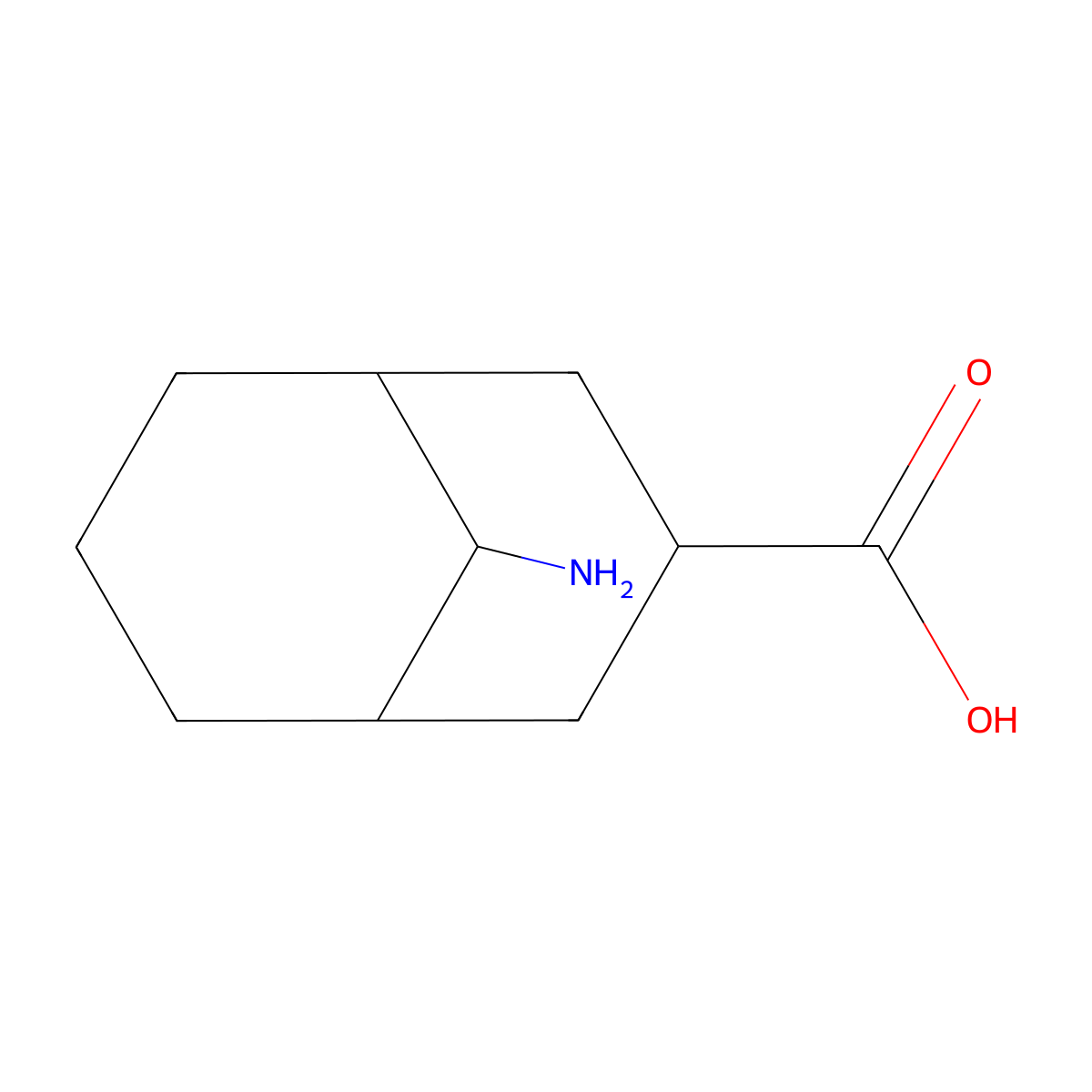 9-Aminobicyclo[3.3.1]nonane-3-carboxylic acid molecular structure, CAS 1334147-11-3