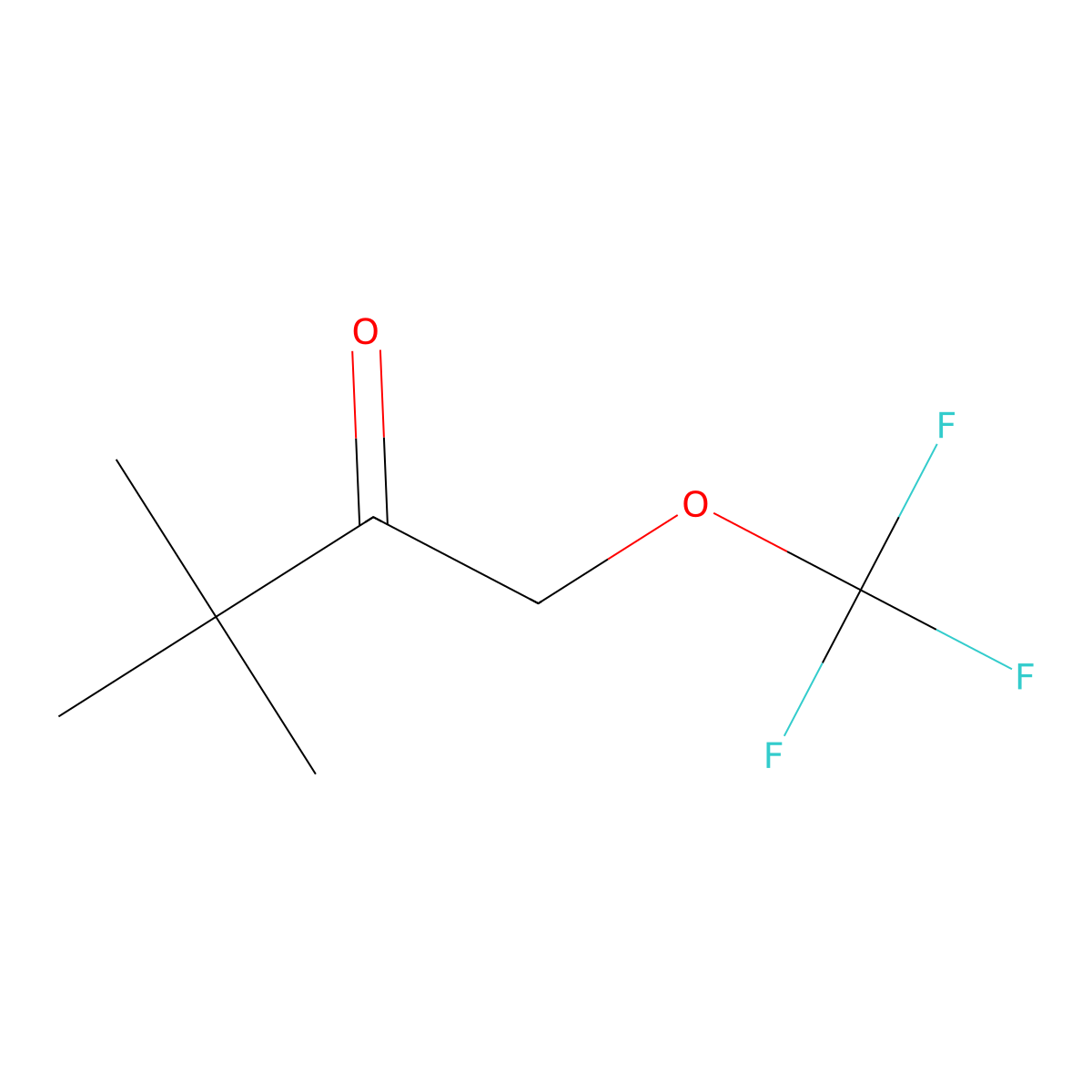 3,3-Dimethyl-1-(trifluoromethoxy)butan-2-one molecular structure, CAS 1334147-34-0
