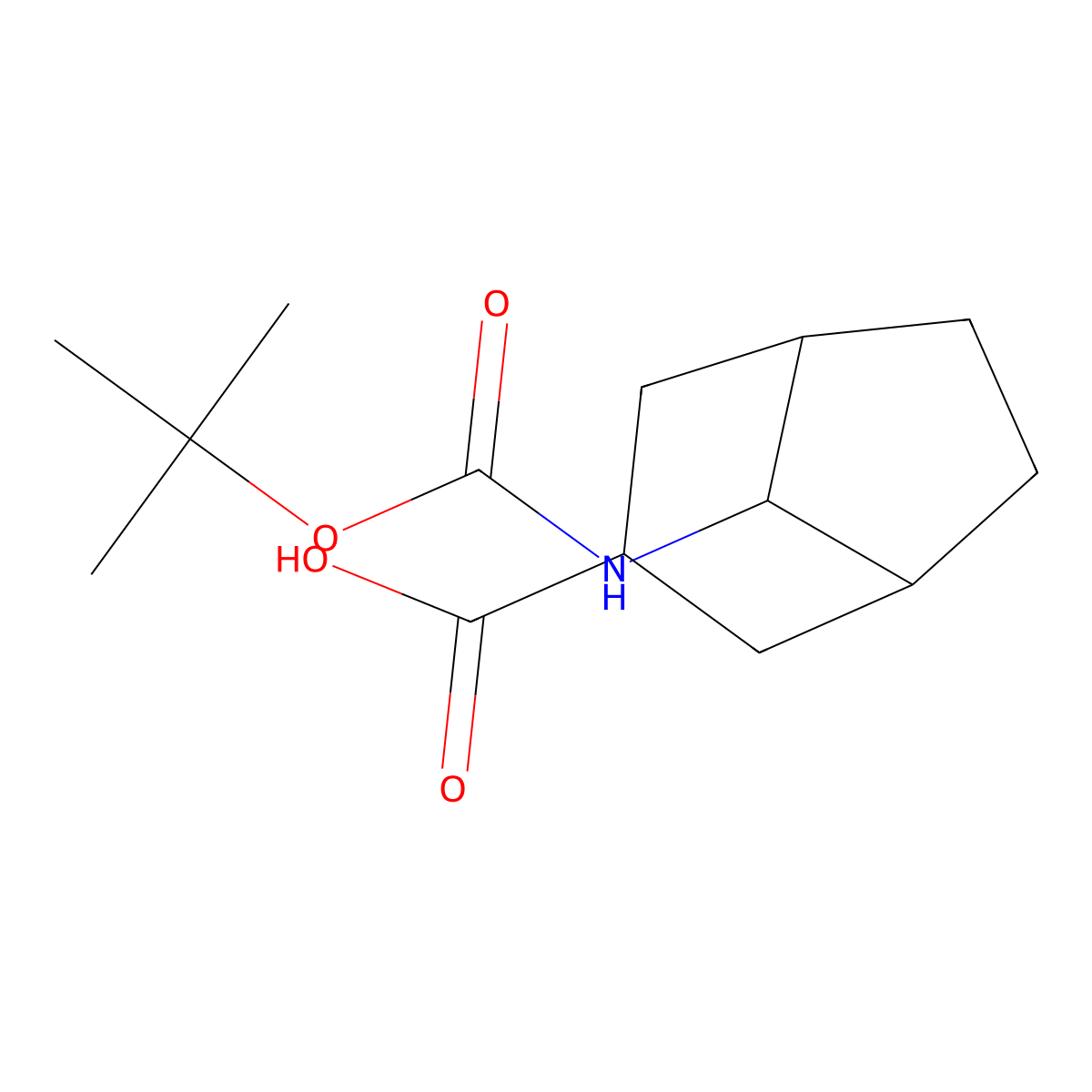 8-{[(Tert-butoxy)carbonyl]amino}bicyclo[3.2.1]octane-3-carboxylic acid molecular structure, CAS 1334147-72-6