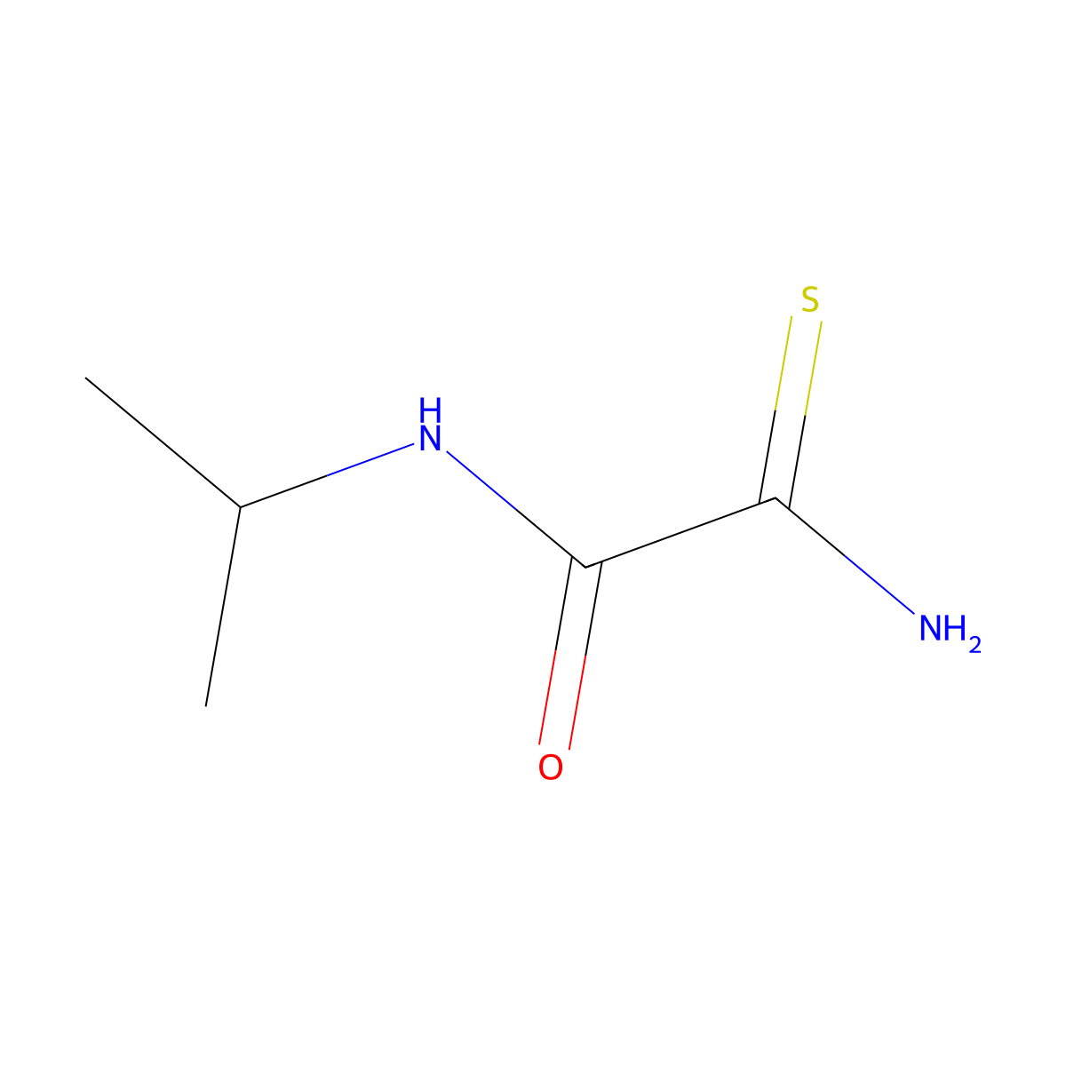 1-Carbamothioyl-N-(propan-2-yl)formamide molecular structure, CAS 1334147-91-9