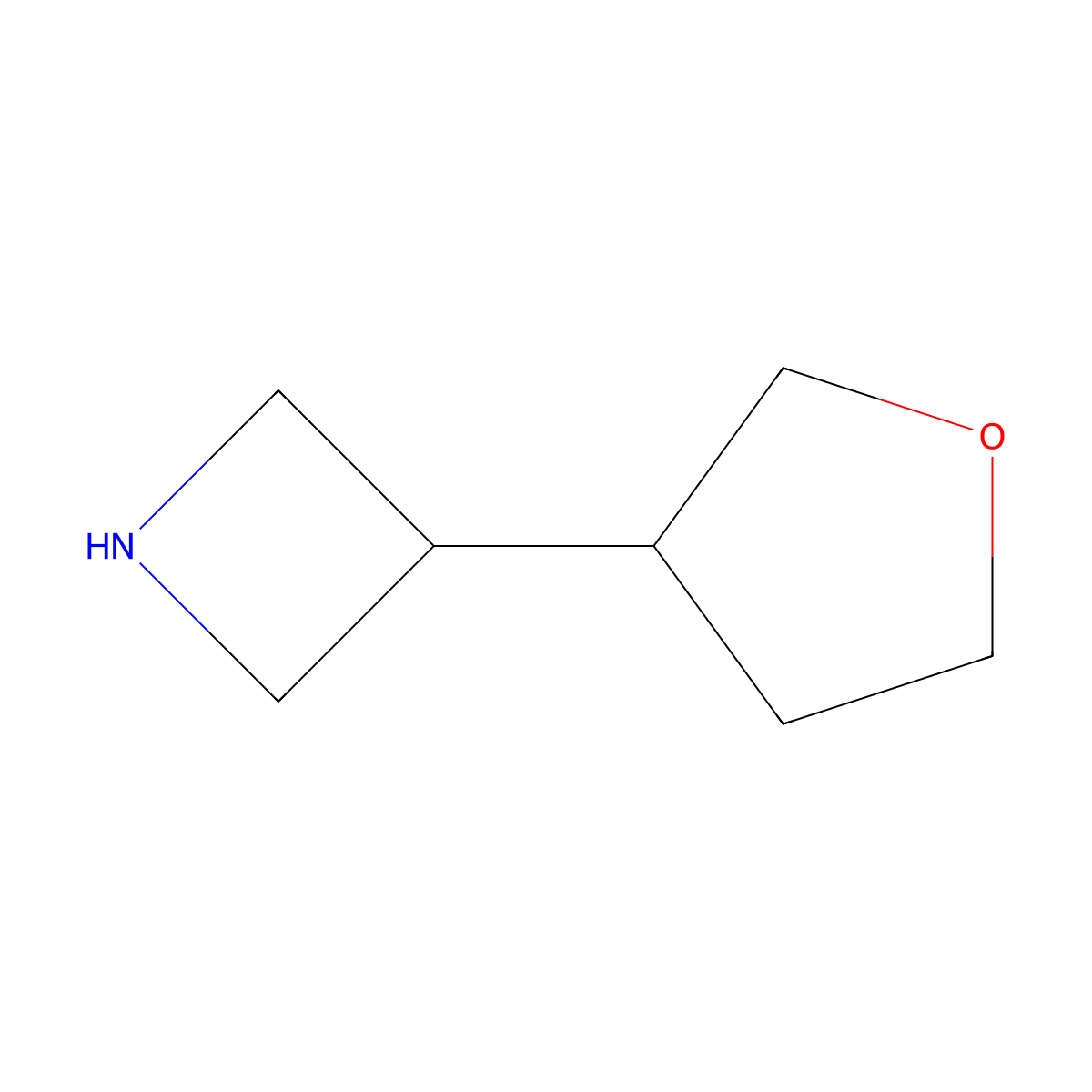 3-(Oxolan-3-yl)azetidine molecular structure, CAS 1334148-09-2