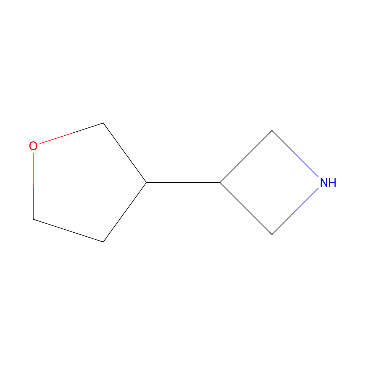 3-(Oxolan-3-yl)azetidine molecular structure, CAS 1334148-09-2