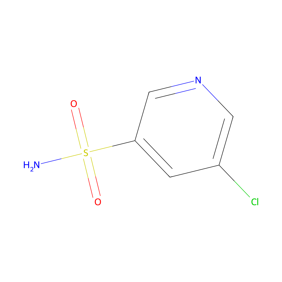 5-Chloropyridine-3-sulfonamide molecular structure, CAS 1334148-60-5
