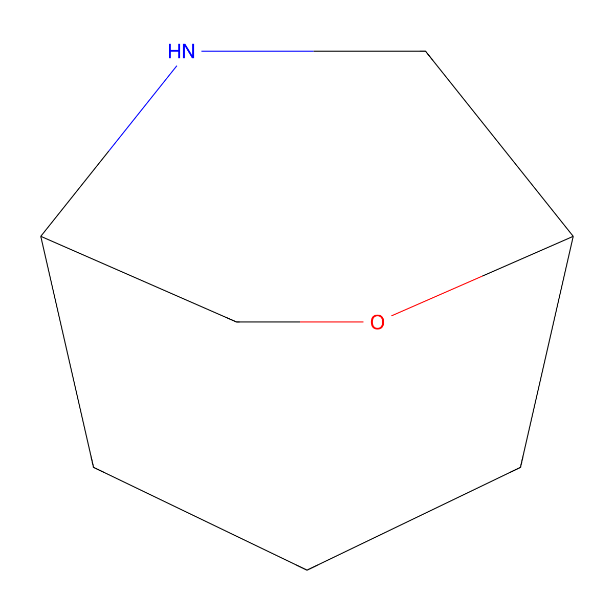 6-Oxa-8-azabicyclo[3.2.2]nonane molecular structure, CAS 1334148-64-9