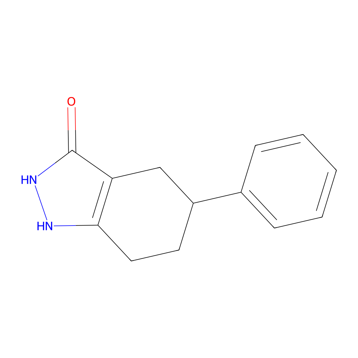 5-phenyl-4,5,6,7-tetrahydro-2H-indazol-3-ol molecular structure, CAS 1334148-99-0