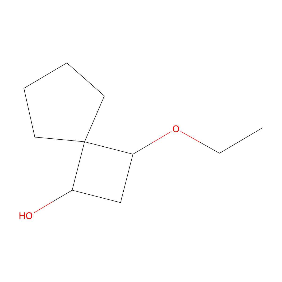 3-Ethoxyspiro[3.4]octan-1-ol molecular structure, CAS 1334149-61-9