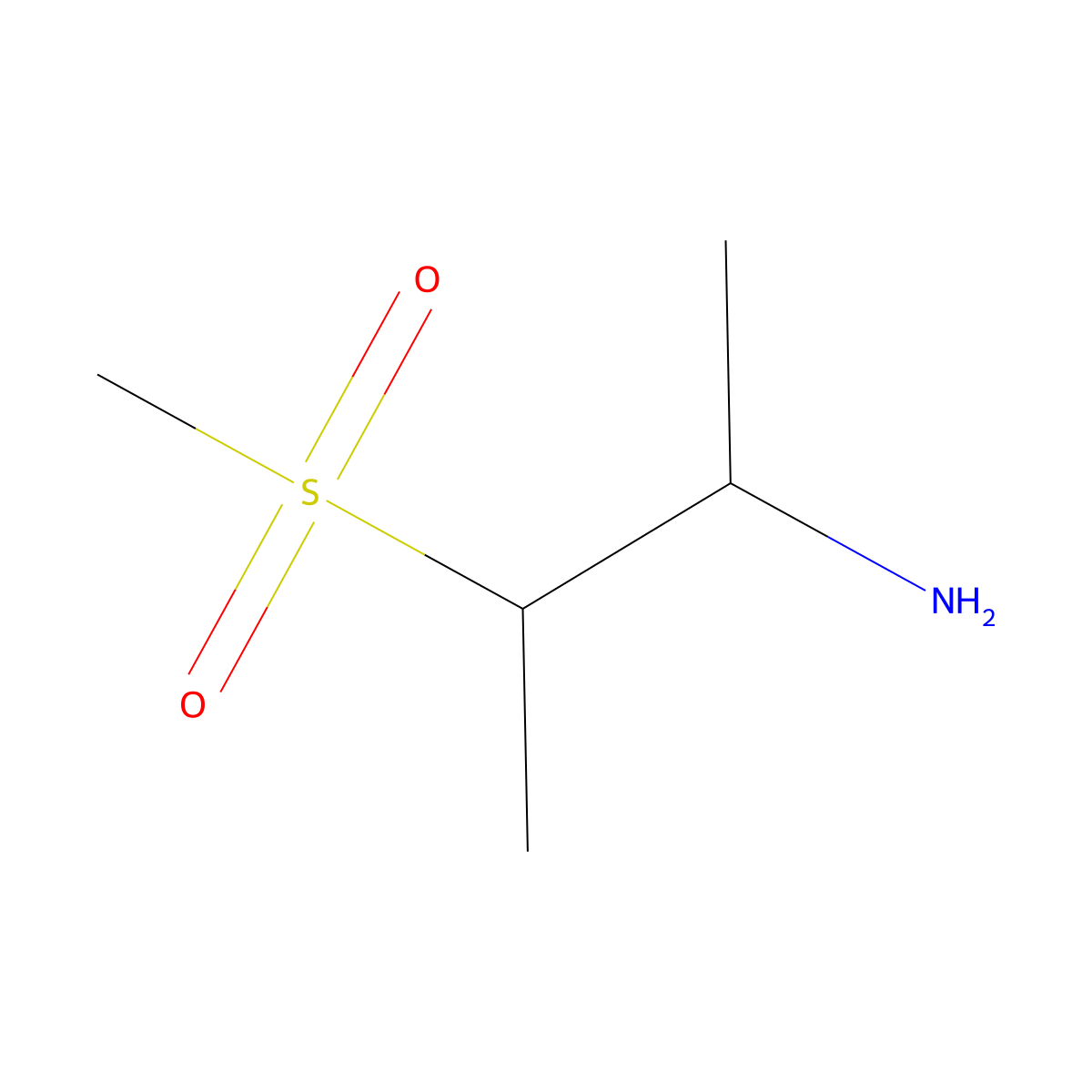 3-Methanesulfonylbutan-2-amine molecular structure, CAS 1334203-60-9