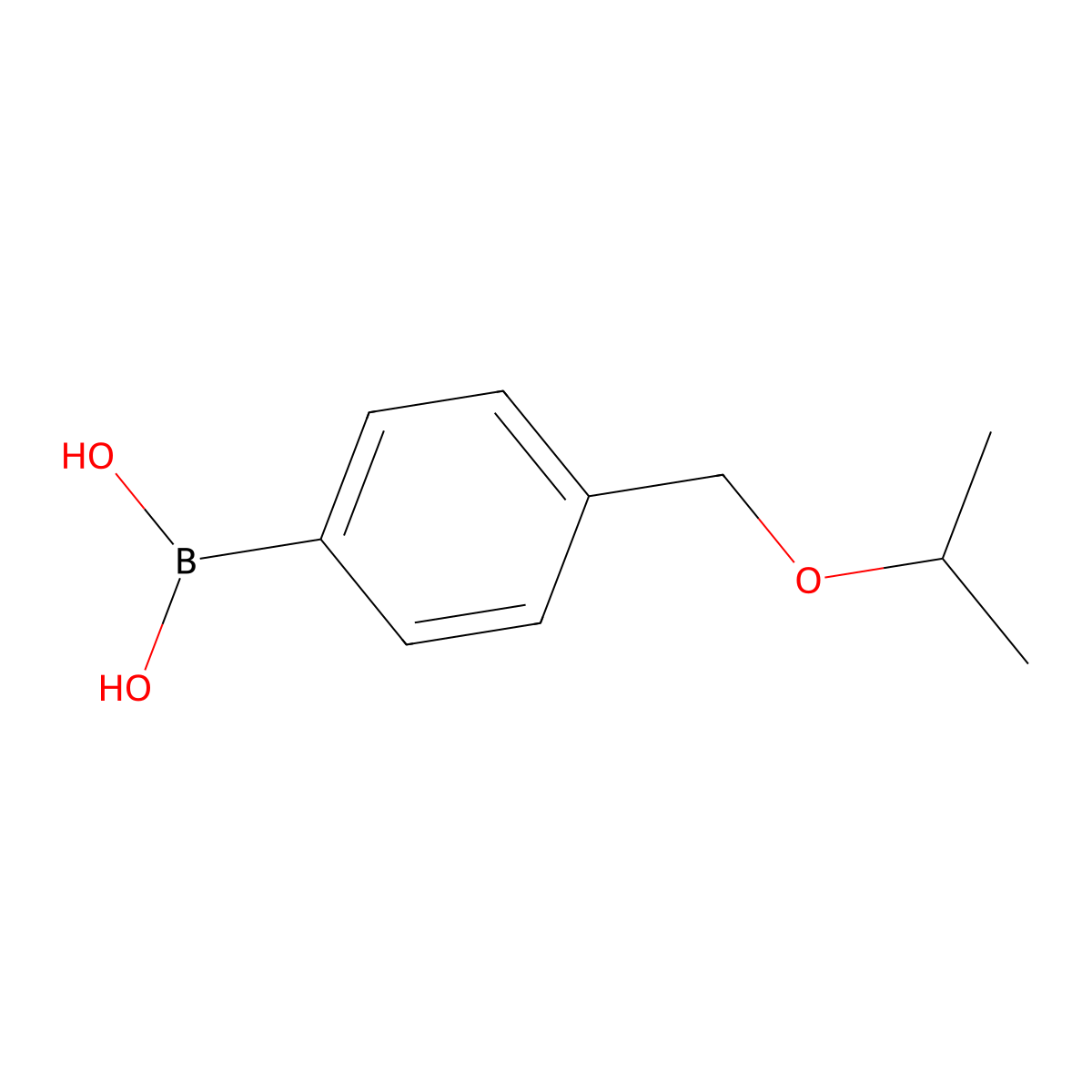 4-(Isopropoxymethyl)phenylboronic acid molecular structure, CAS 1334214-75-3