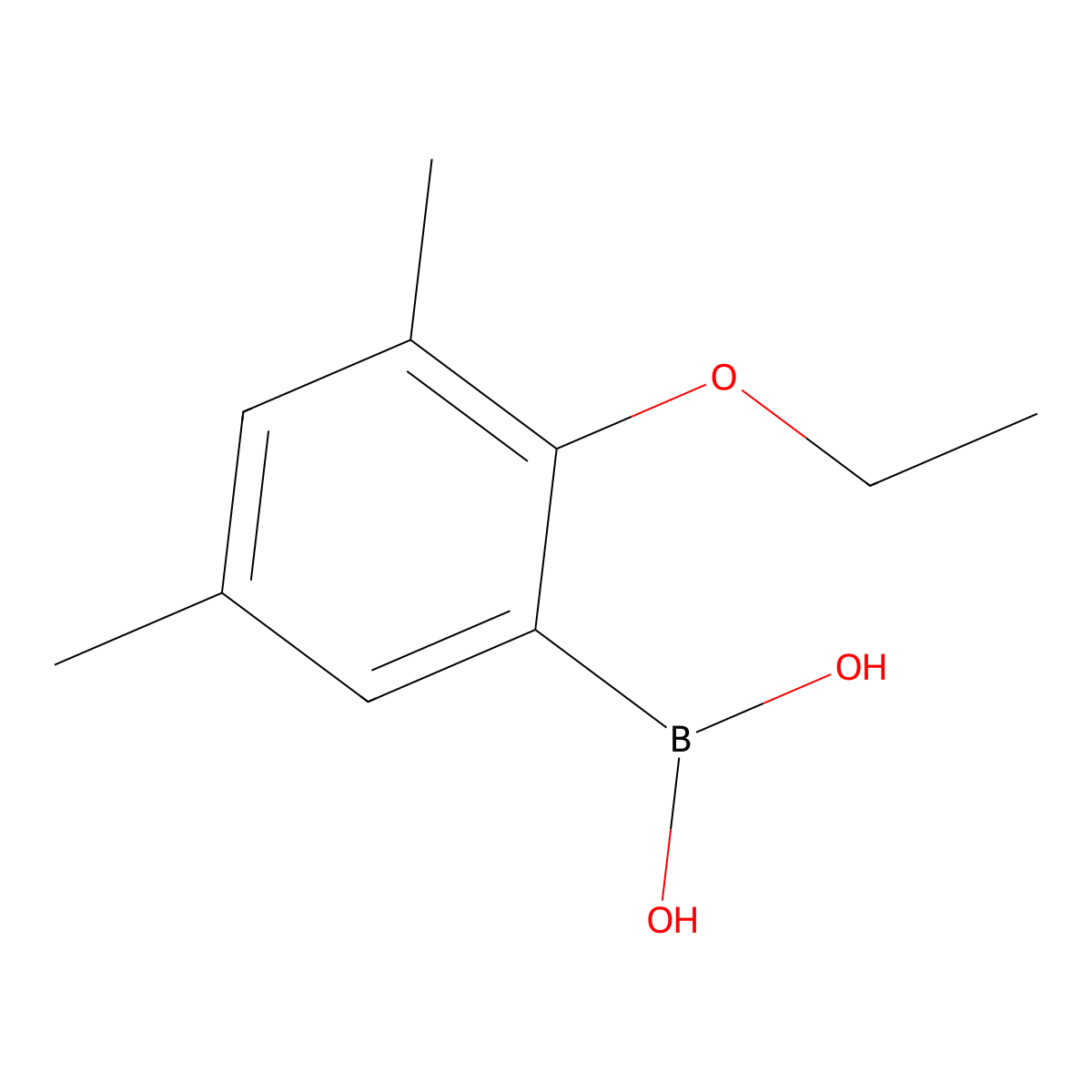 (2-Ethoxy-3,5-dimethylphenyl)boronic acid molecular structure, CAS 1334221-08-7