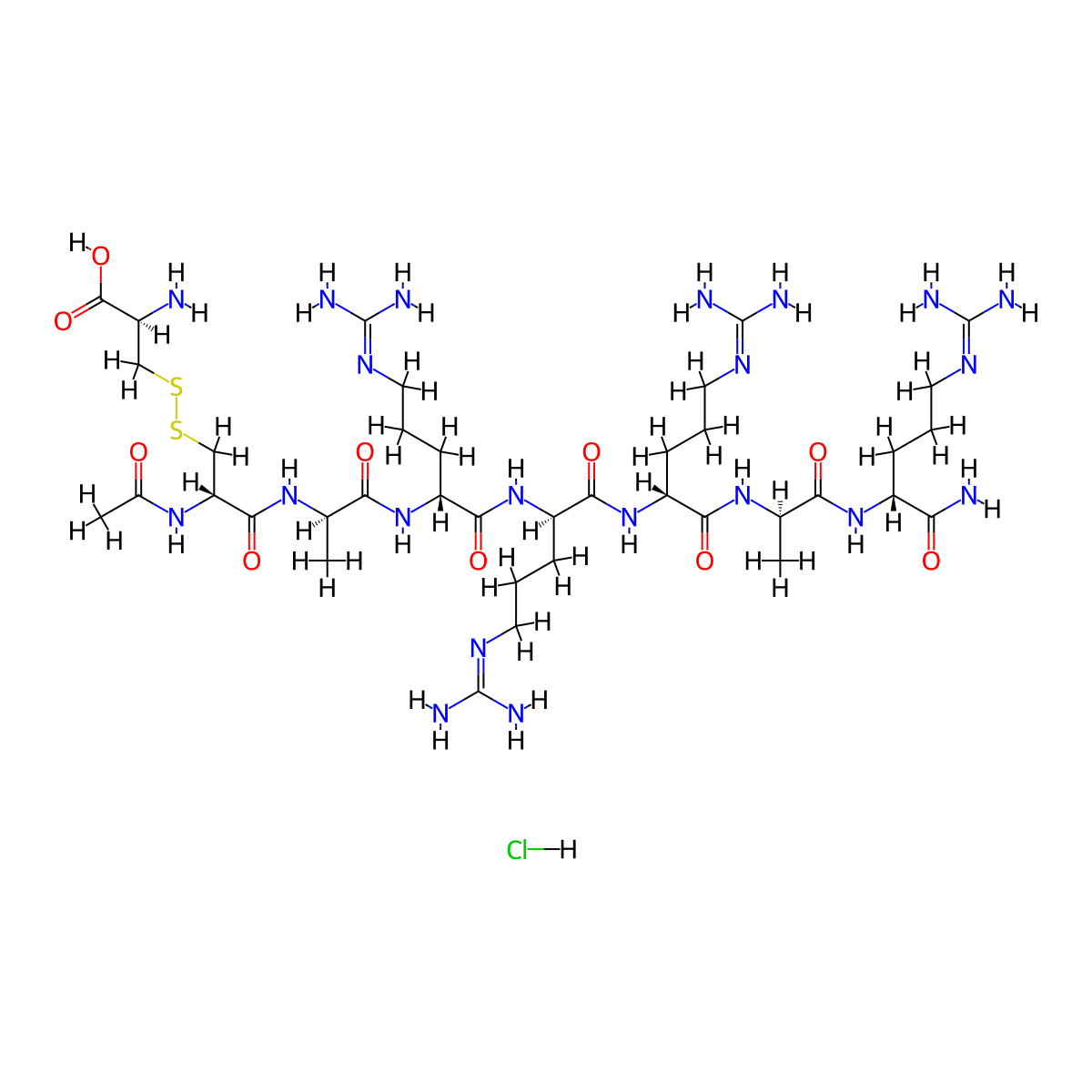 Etelcalcetide Hydrochloride molecular structure, CAS 1334237-71-6