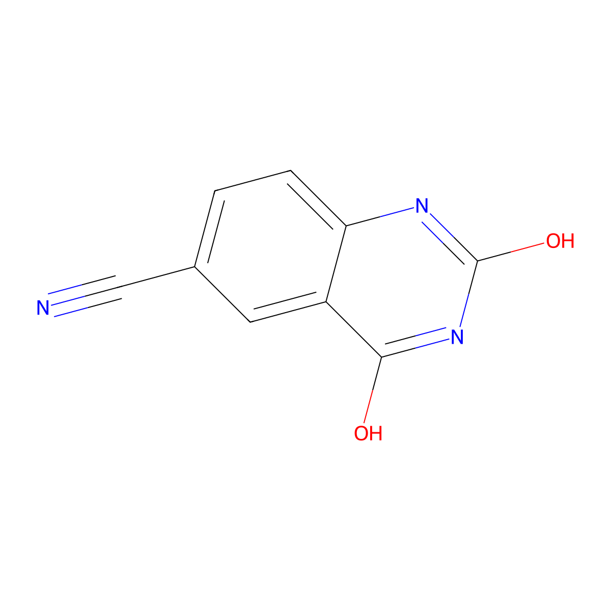 2,4-Dihydroxyquinazoline-6-carbonitrile molecular structure, CAS 1334331-27-9