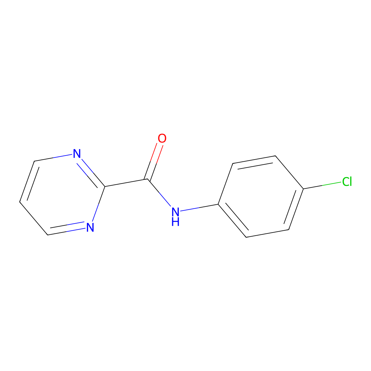 N-(4-chlorophenyl)pyrimidine-2-carboxamide molecular structure, CAS 1334369-27-5