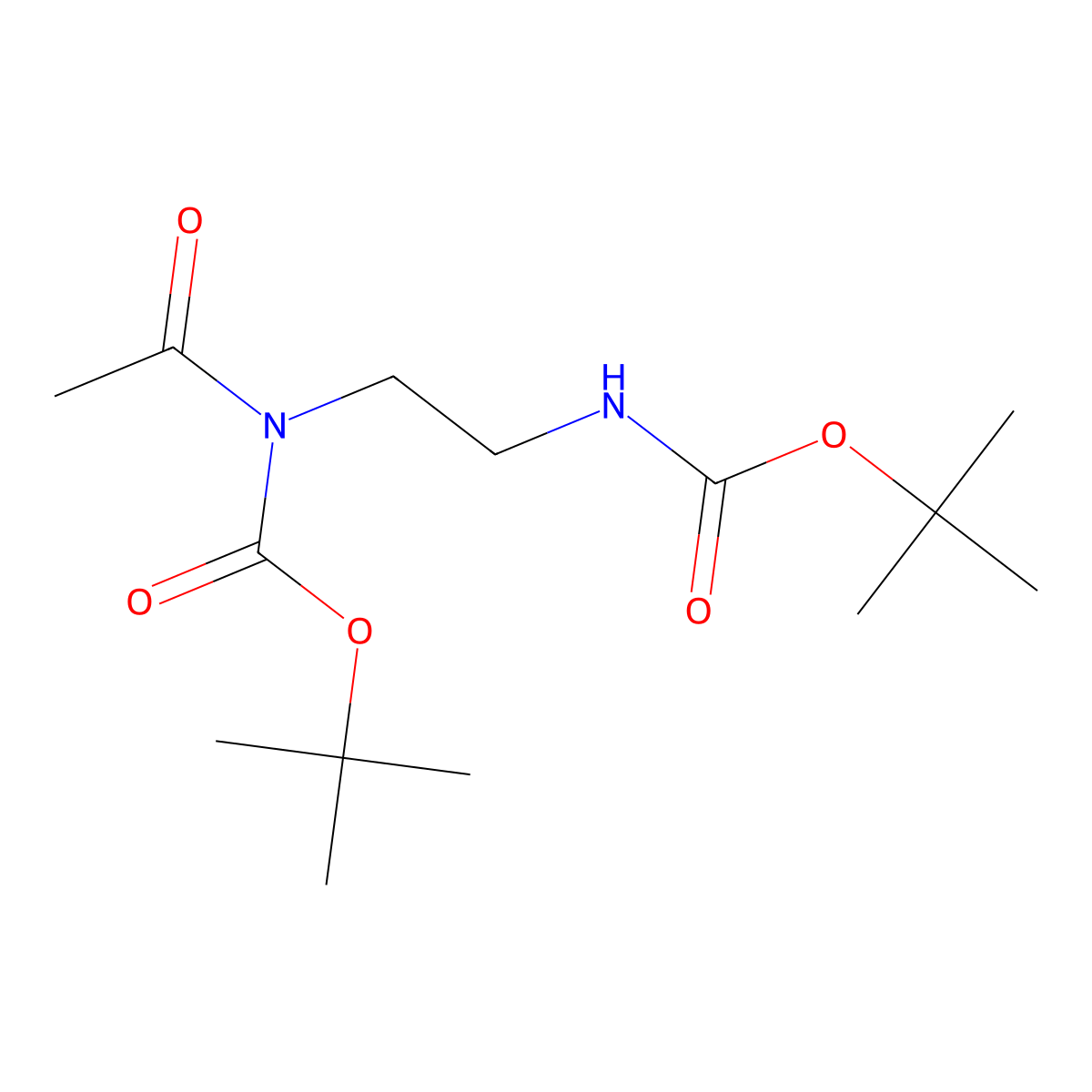 tert-butyl (2-N-boc-2-Acetamidoethyl)carbamate molecular structure, CAS 1334412-29-1