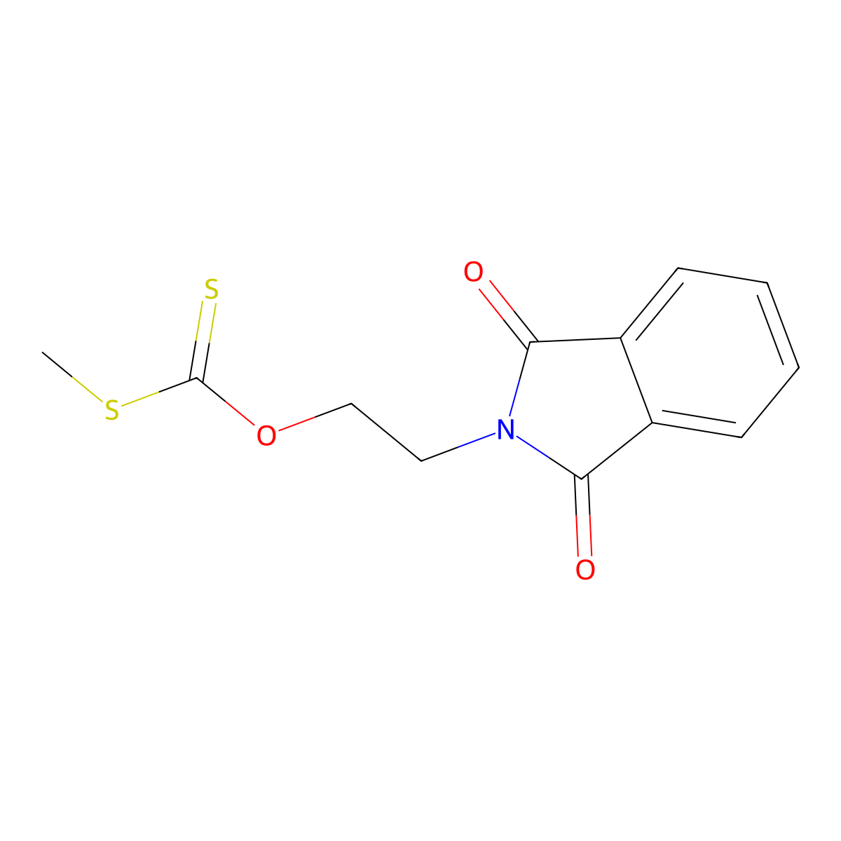 O-2-(1,3-Dioxoisoindolin-2-yl)ethyl S-methyl carbonodithioate molecular structure, CAS 1334418-35-7