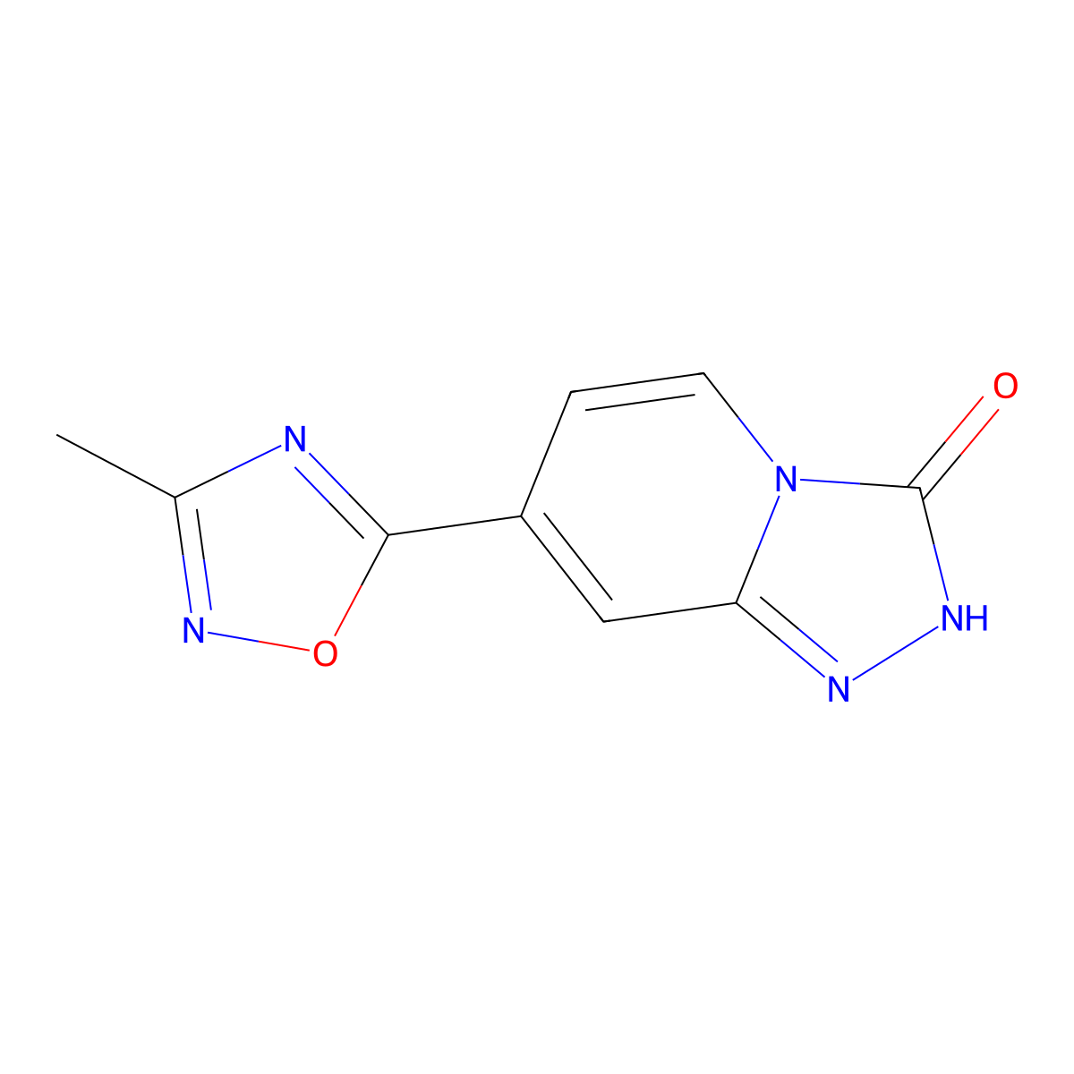 7-(3-methyl-1,2,4-oxadiazol-5-yl)[1,2,4]triazolo[4,3-a]pyridin-3(2H)-one molecular structure, CAS 1334485-11-8
