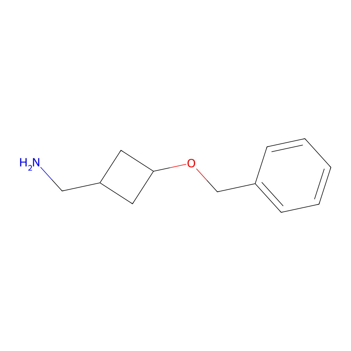 1-[3-(Benzyloxy)cyclobutyl]methanamine molecular structure, CAS 1334485-56-1
