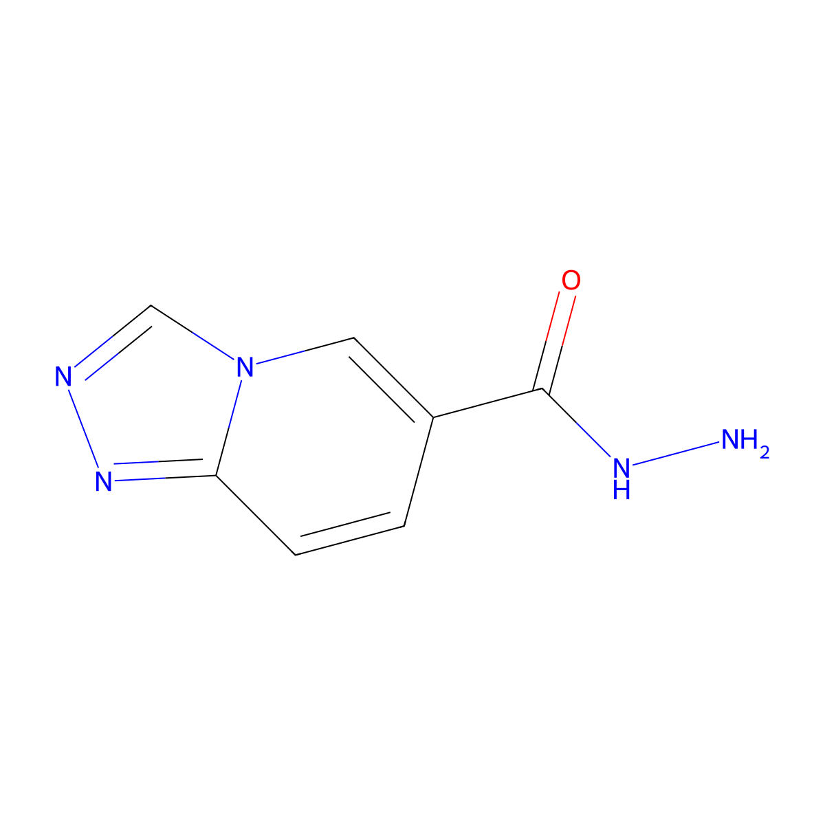 [1,2,4]Triazolo[4,3-a]pyridine-6-carboxylic acid hydrazide molecular structure, CAS 1334490-13-9