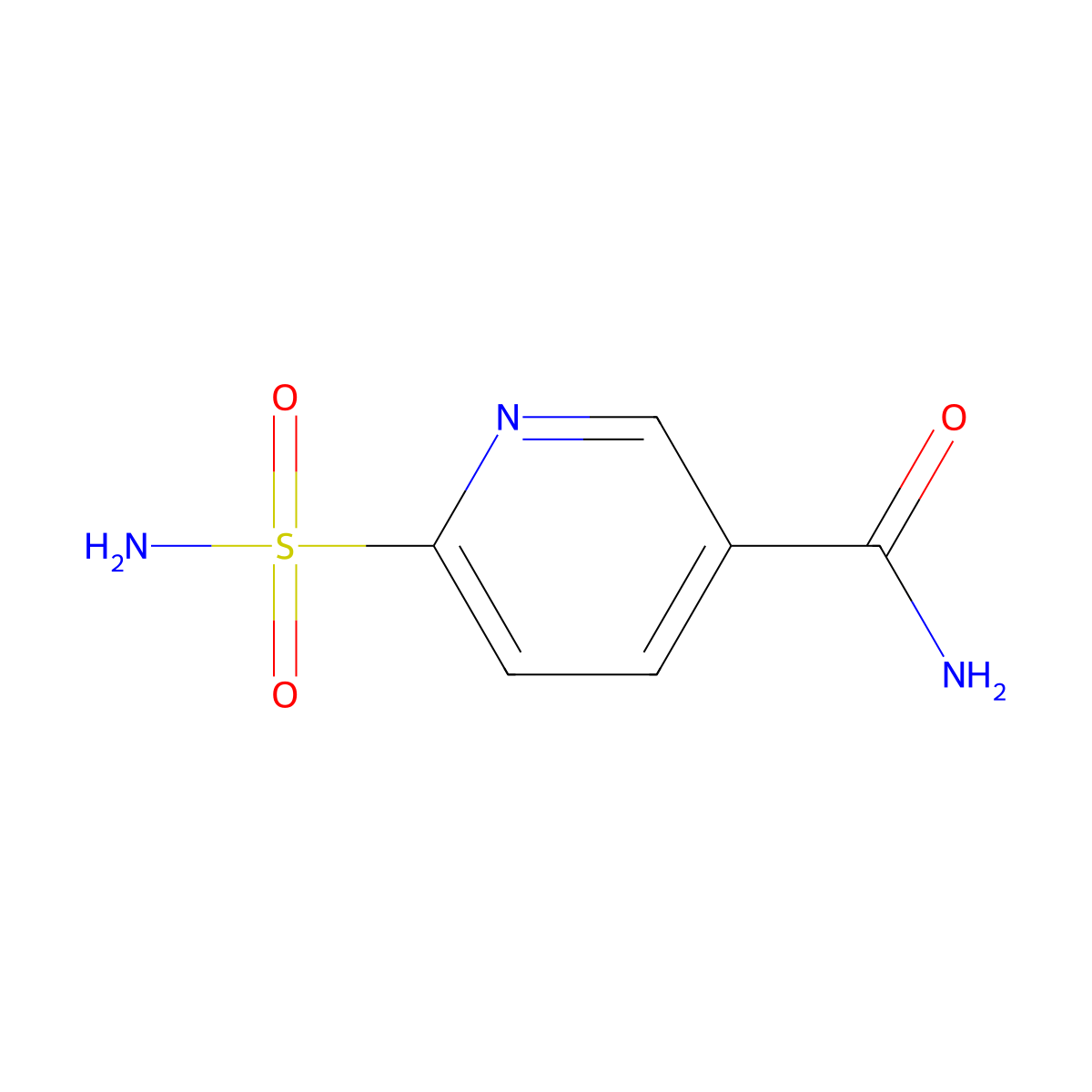 6-Sulfamoylnicotinamide molecular structure, CAS 1334493-81-0