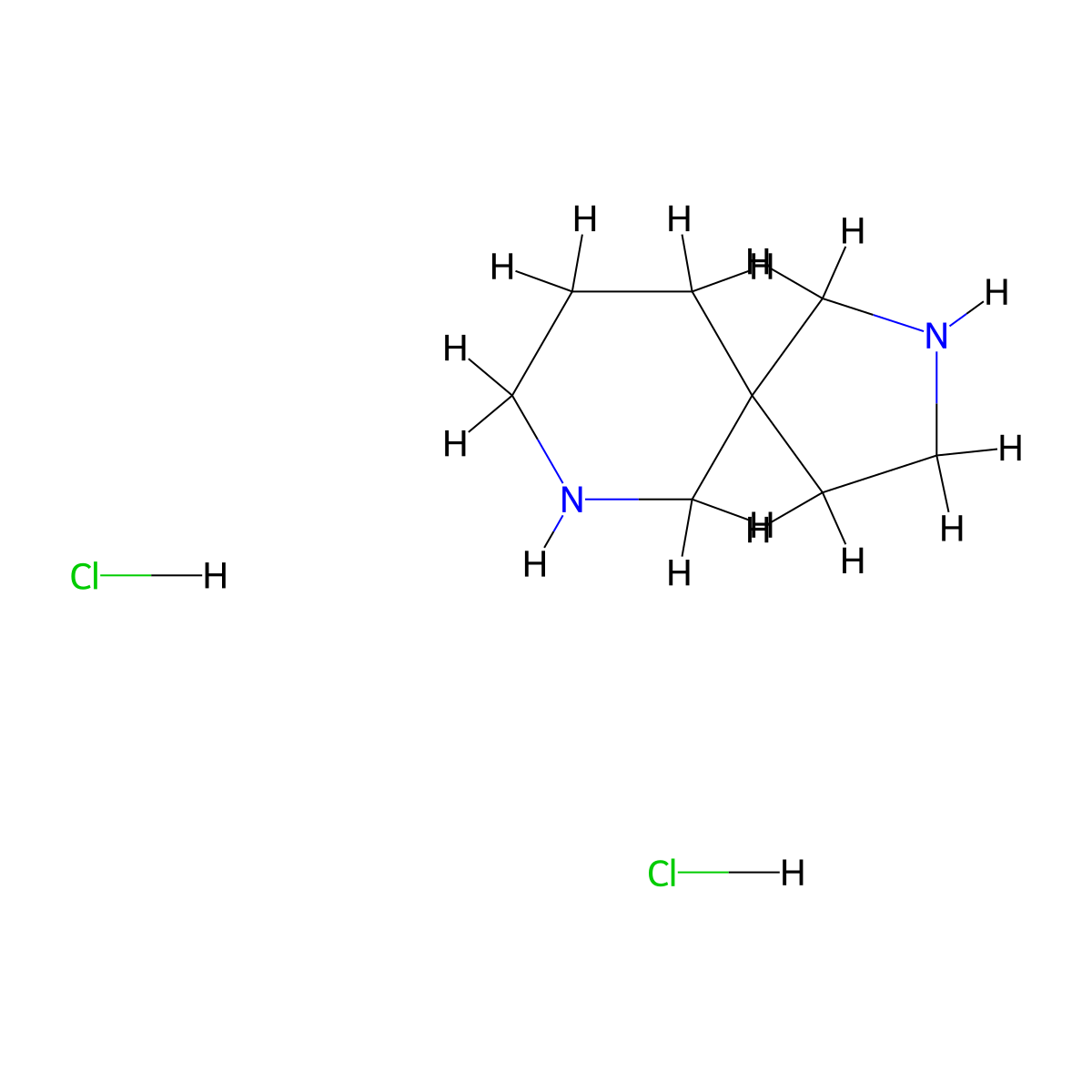 2,7-Diazaspiro[4.5]decane dihydrochloride molecular structure, CAS 1334499-87-4