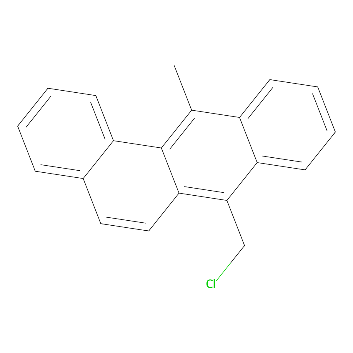 7-Chloromethyl-12-methylbenz(a)anthracene molecular structure, CAS 13345-62-5