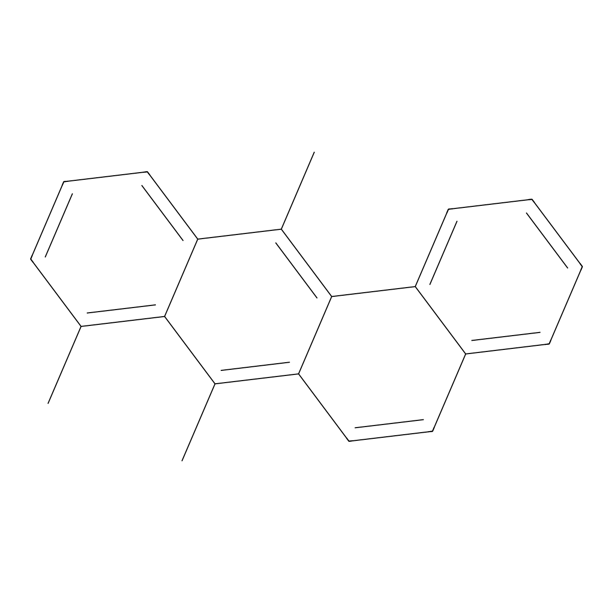7,8,12-Trimethylbenz(a)anthracene molecular structure, CAS 13345-64-7