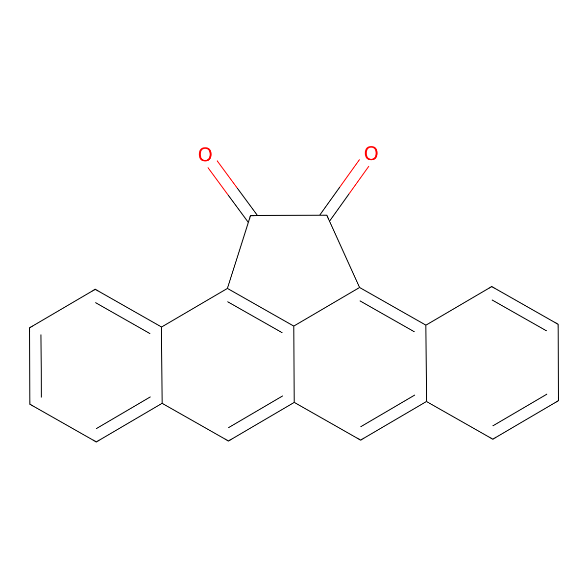 Cyclopenta[fg]tetracene-1,2-dione molecular structure, CAS 1334510-66-5