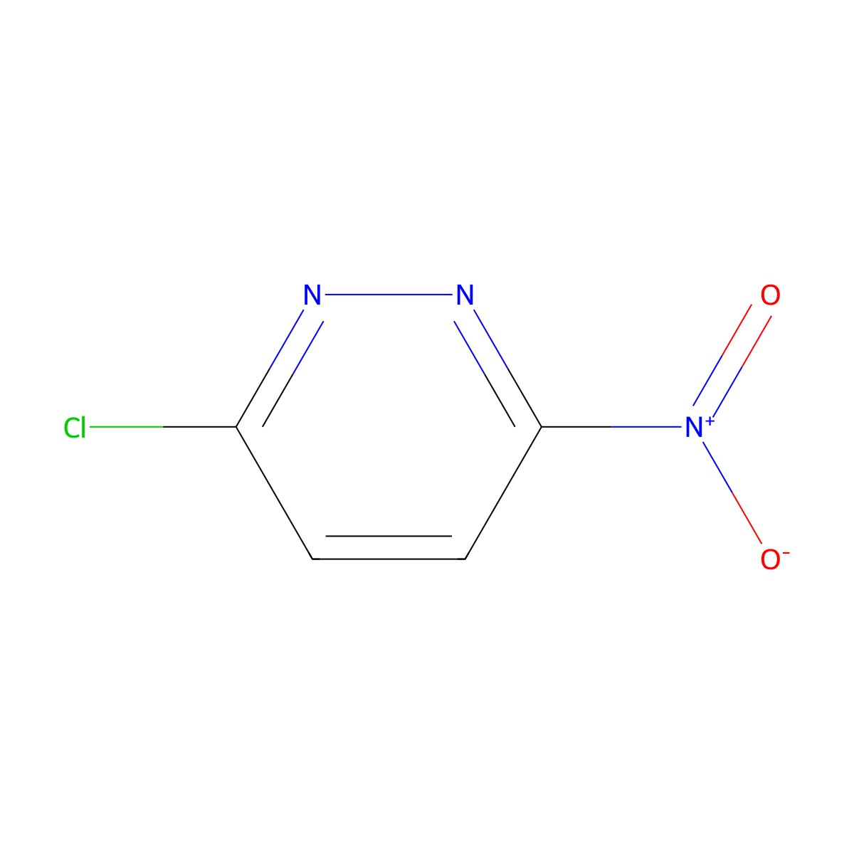 3-Chloro-6-nitropyridazine molecular structure, CAS 1334511-36-2