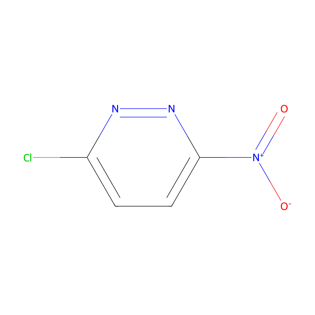 3-Chloro-6-nitropyridazine molecular structure, CAS 1334511-36-2