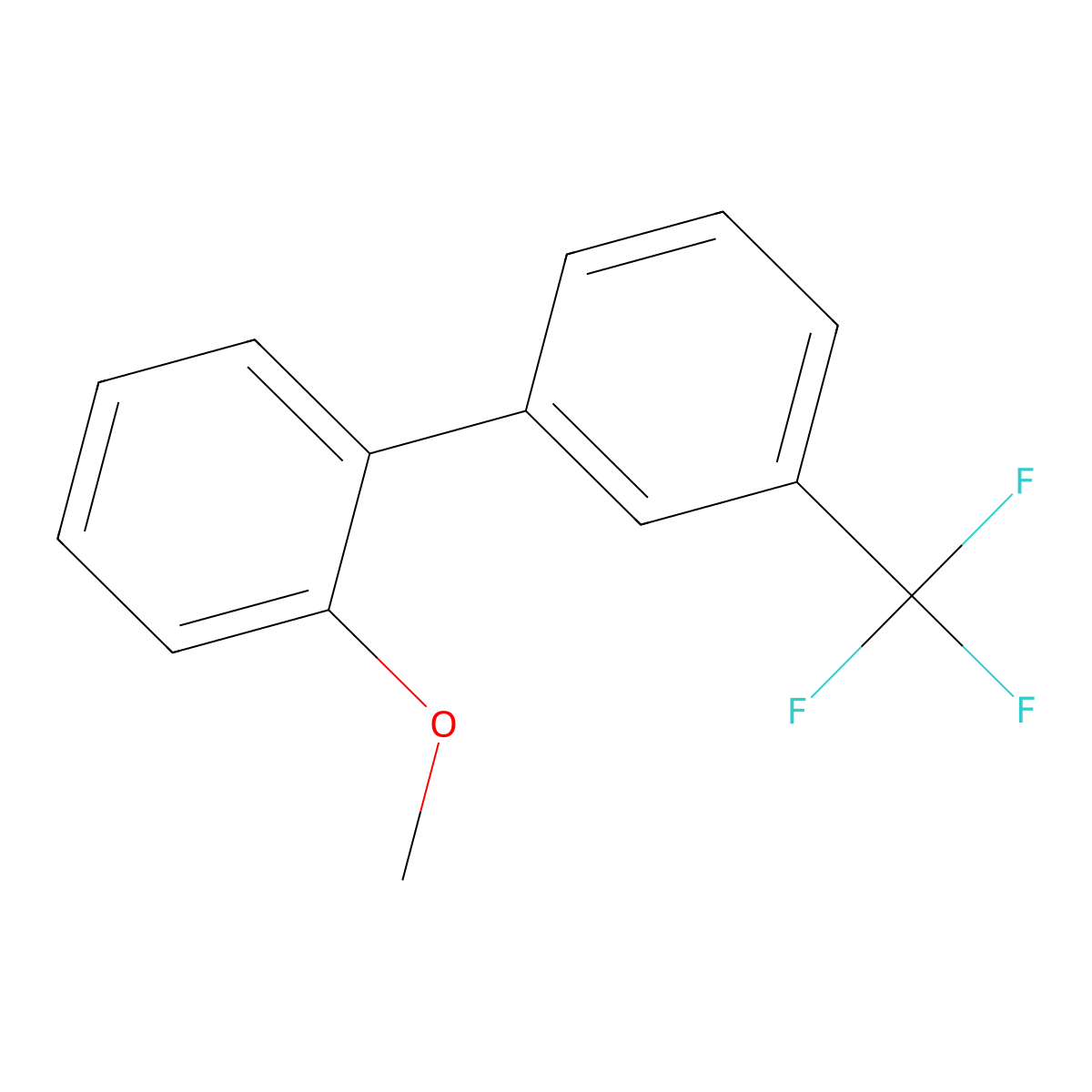 2-Methoxy-3'-(trifluoromethyl)-1,1'-biphenyl molecular structure, CAS 1334621-11-2