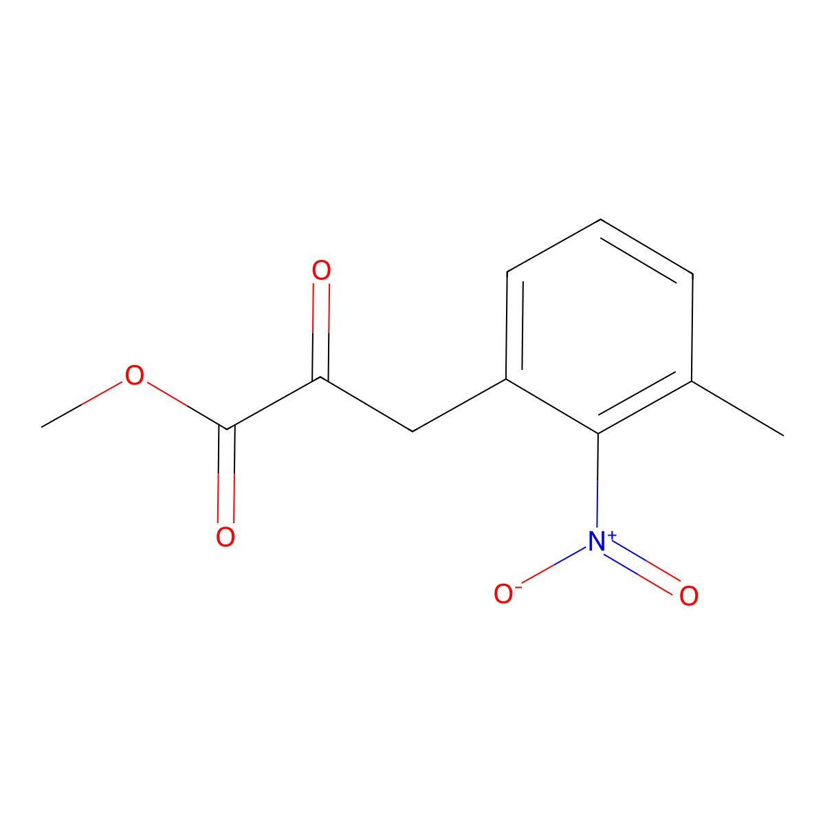 Methyl 3-(3-Methyl-2-nitrophenyl)-2-oxopropanoate molecular structure, CAS 1334633-76-9