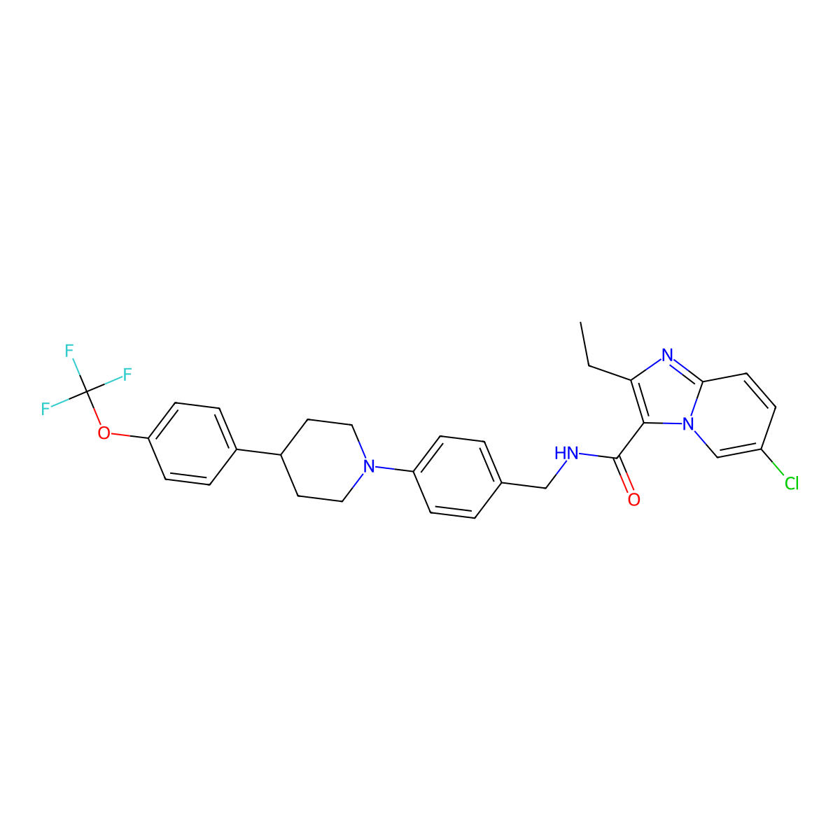 Telacebec molecular structure, CAS 1334719-95-7