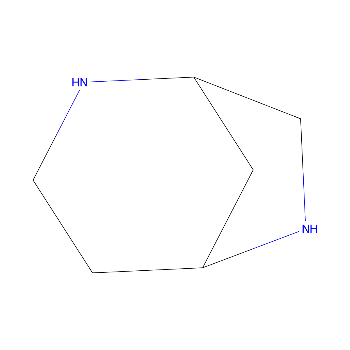 2,6-Diazabicyclo[3.2.1]octane molecular structure, CAS 133474-47-2
