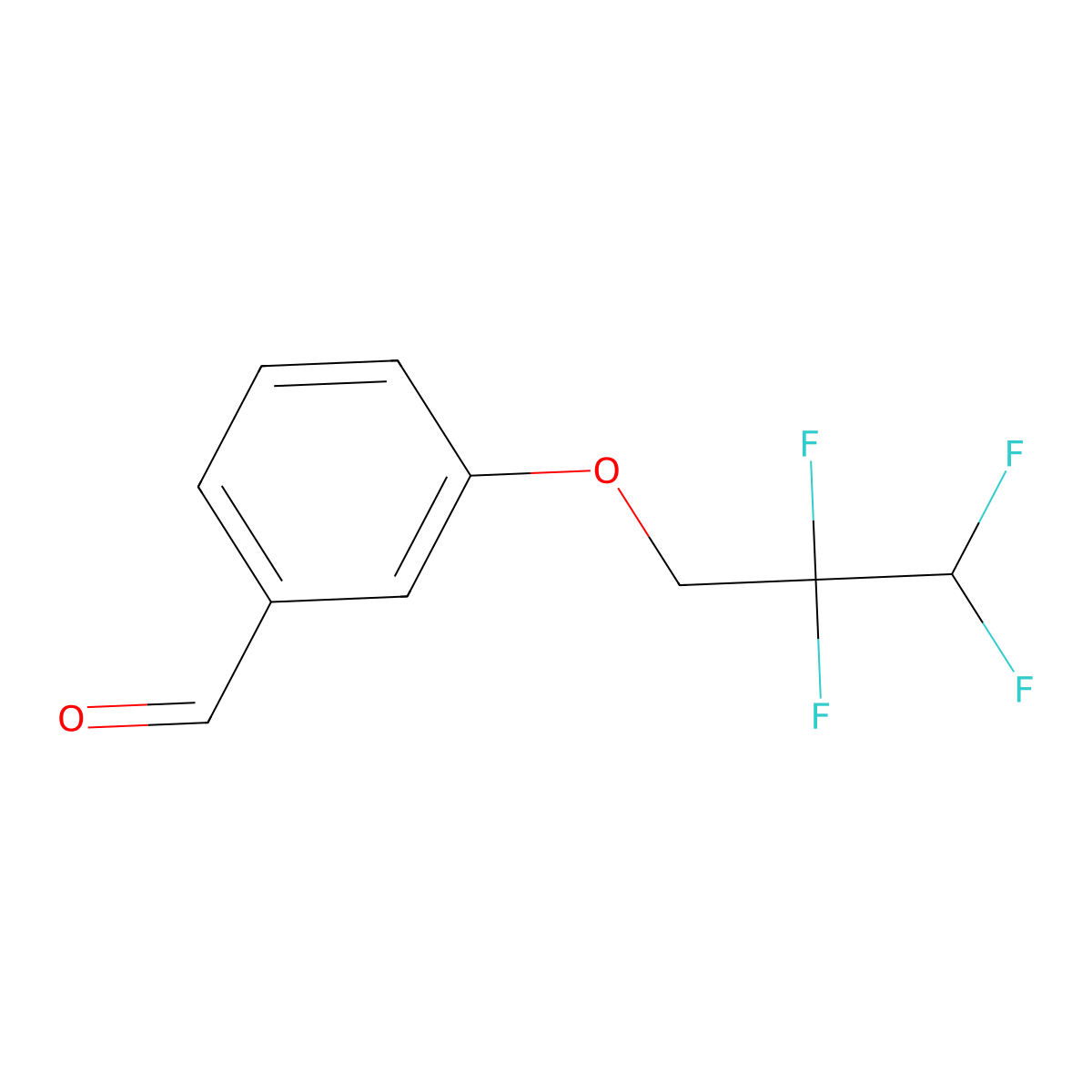 3-(2,2,3,3-Tetrafluoro-propoxy)-benzaldehyde molecular structure, CAS 133487-66-8