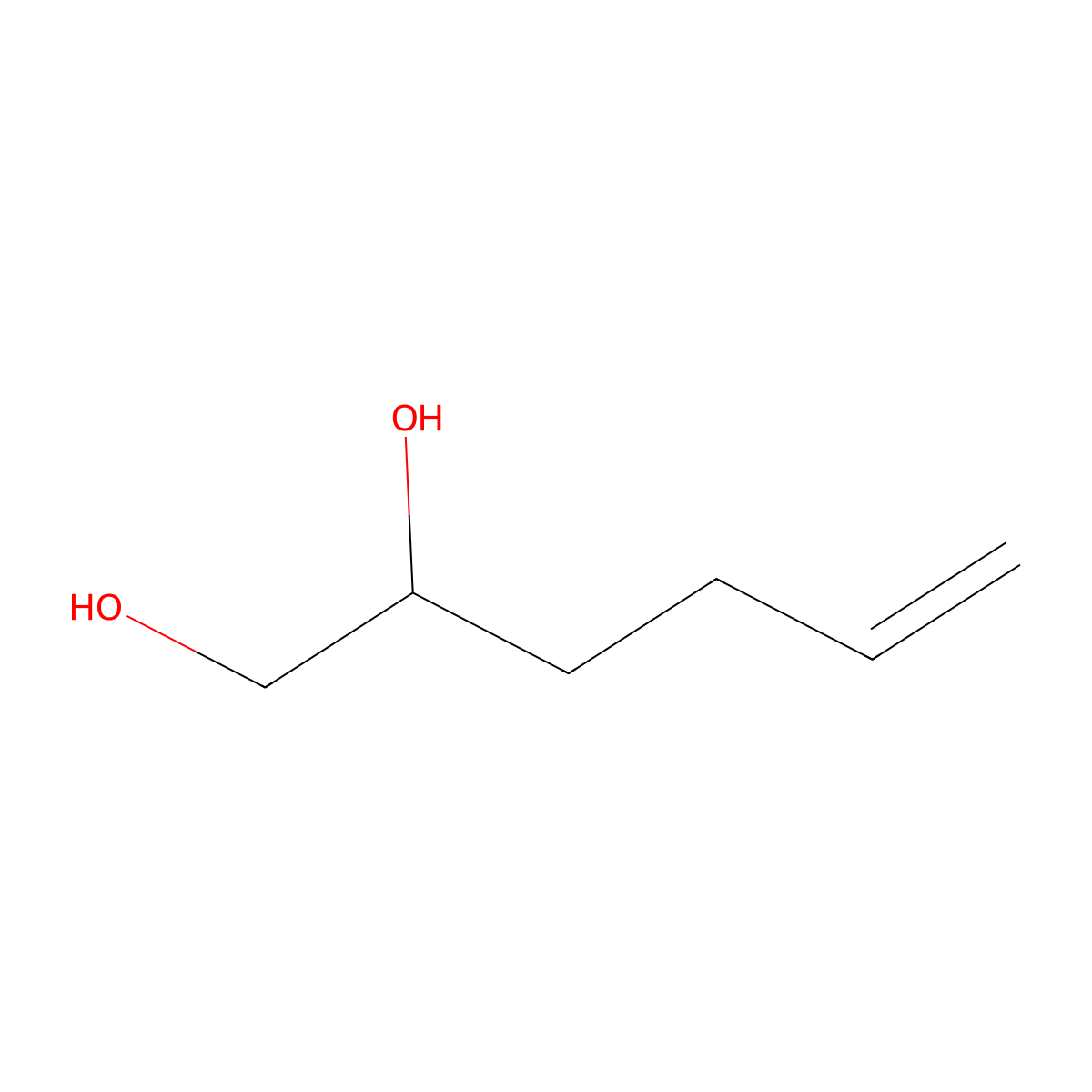 (2R)-hex-5-ene-1,2-diol molecular structure, CAS 133494-68-5
