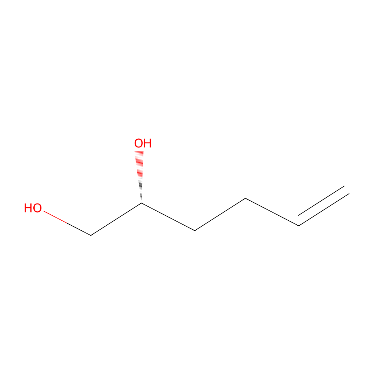 (2R)-hex-5-ene-1,2-diol molecular structure, CAS 133494-68-5