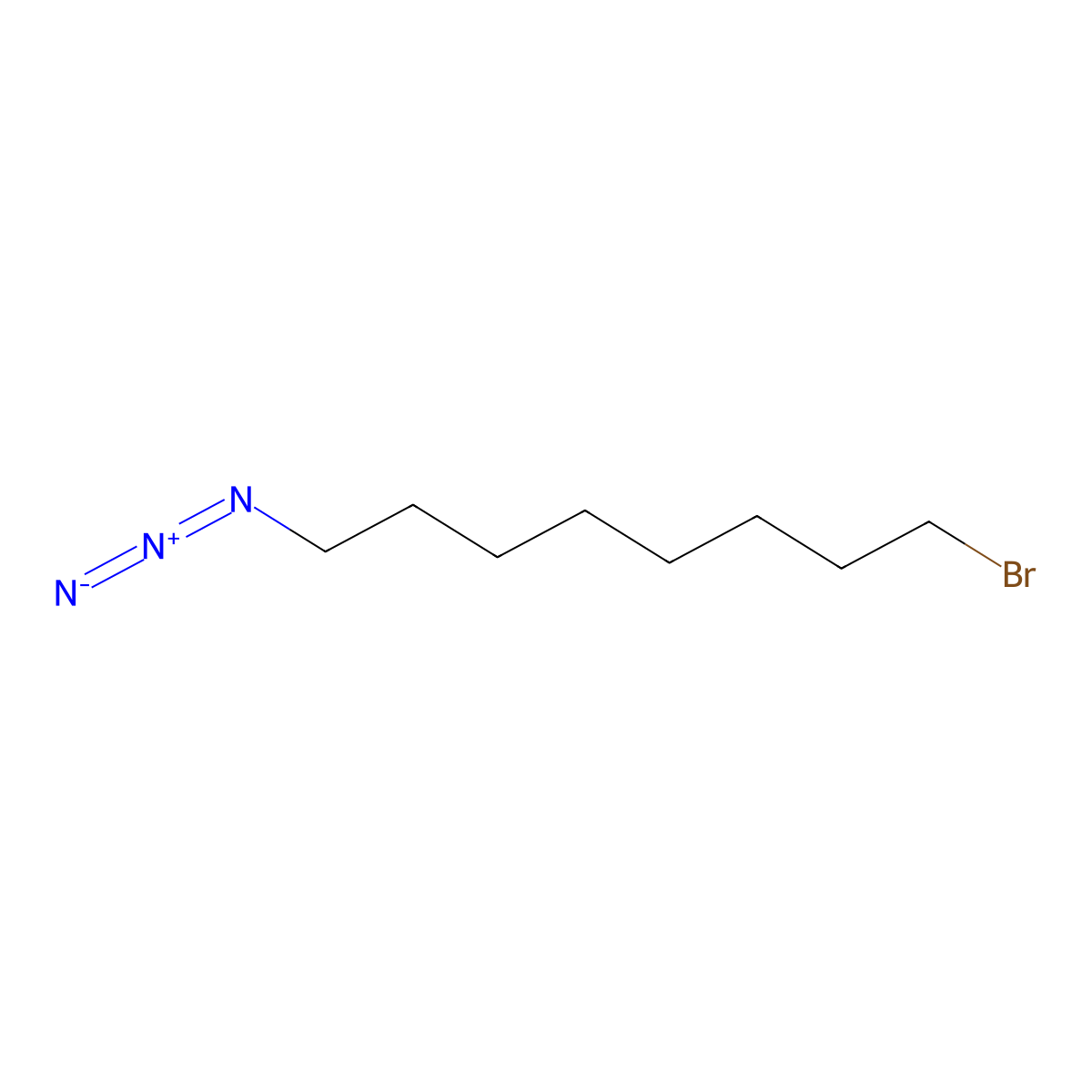1-Azido-8-bromo-octane molecular structure, CAS 133497-22-0