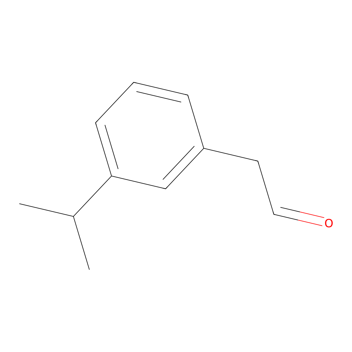 Ar-isopropylphenylacetaldehyde molecular structure, CAS 1335-44-0