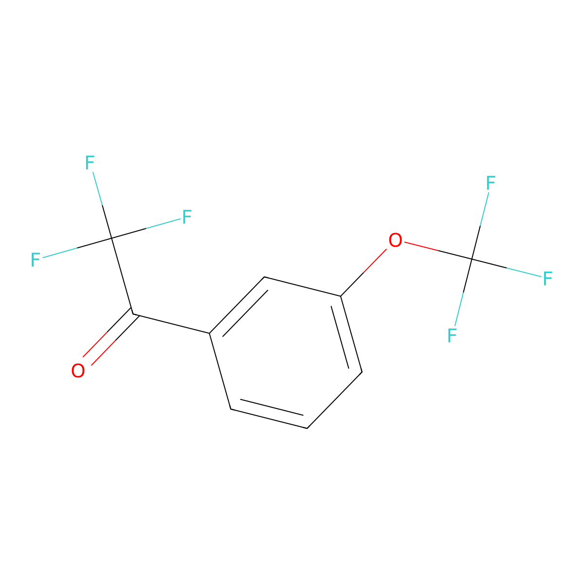 3'-(Trifluoromethoxy)-2,2,2-trifluoroacetophenone molecular structure, CAS 1335013-59-6