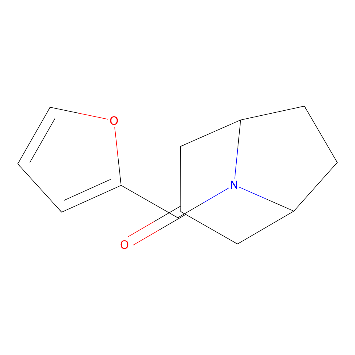 8-(Furan-2-ylmethyl)-8-azabicyclo[3.2.1]octan-3-one molecular structure, CAS 1335036-20-8