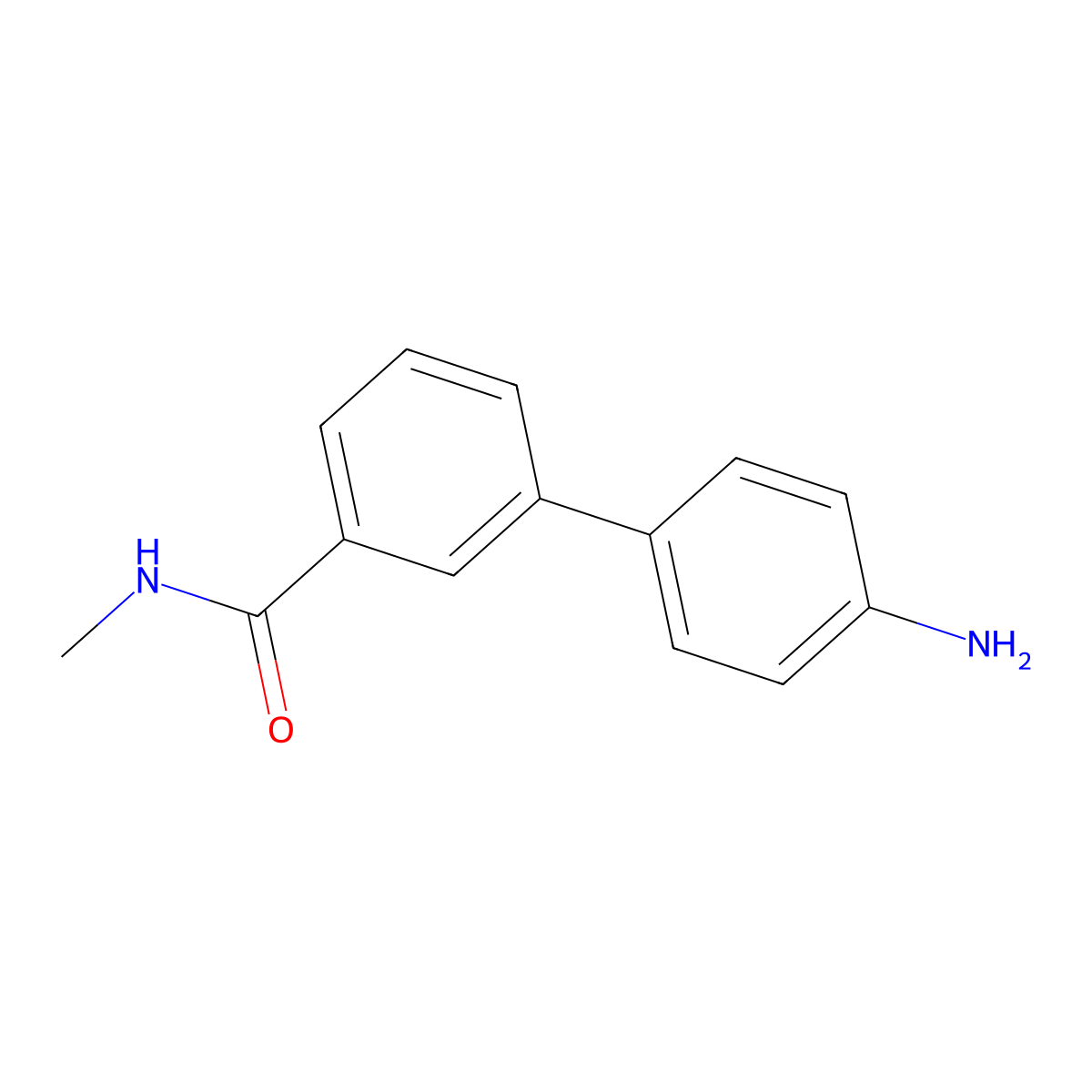 3-(4-Aminophenyl)-N-methylbenzamide molecular structure, CAS 1335041-46-7