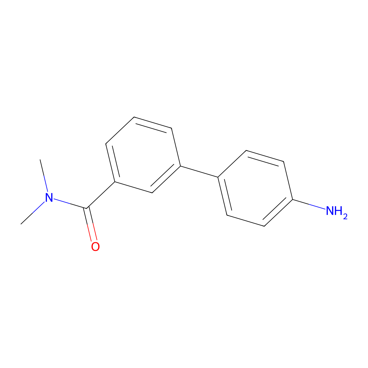 3-(4-Aminophenyl)-N,N-dimethylbenzamide molecular structure, CAS 1335041-49-0
