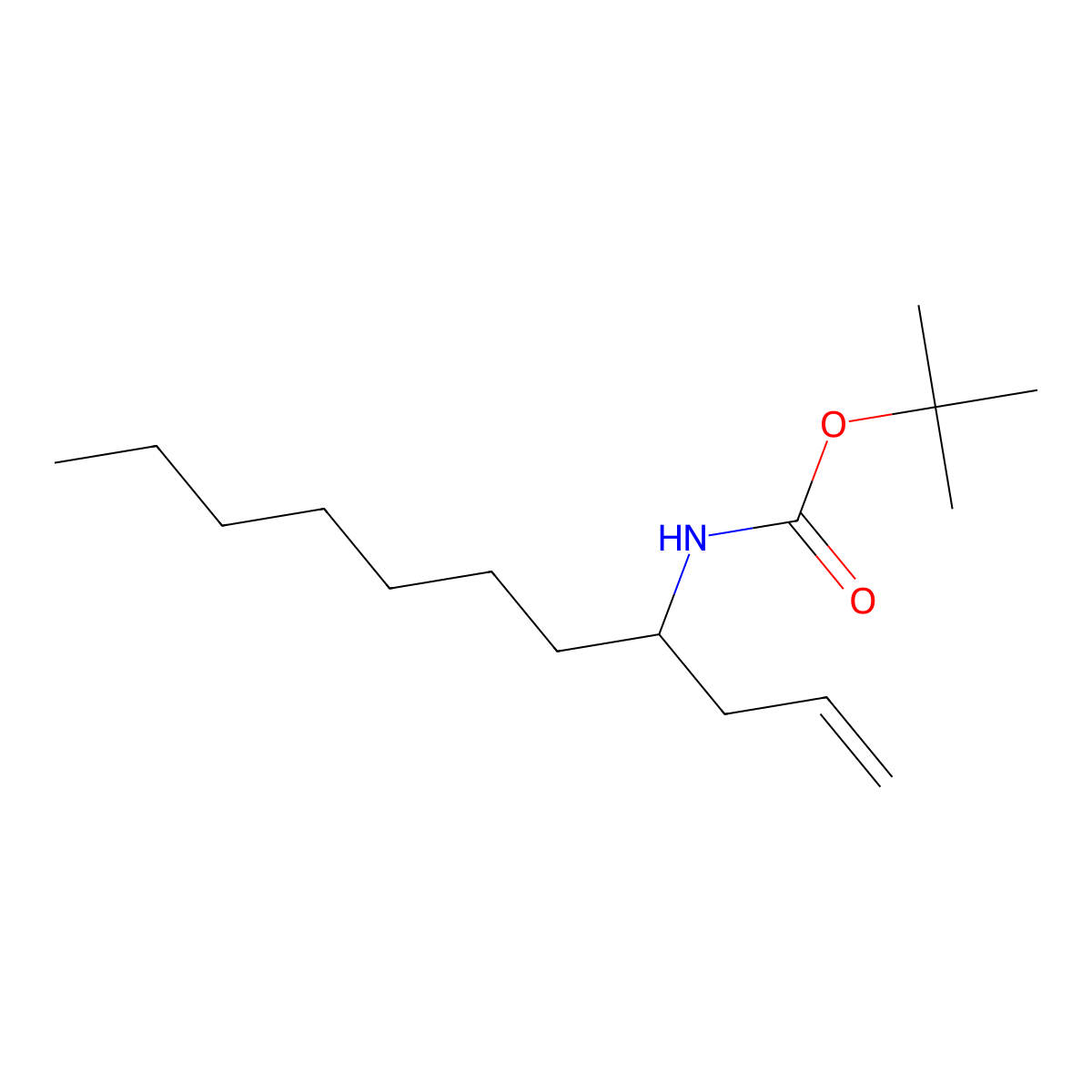 N-Boc-(+/-)-undec-1-en-4-amine molecular structure, CAS 1335042-21-1