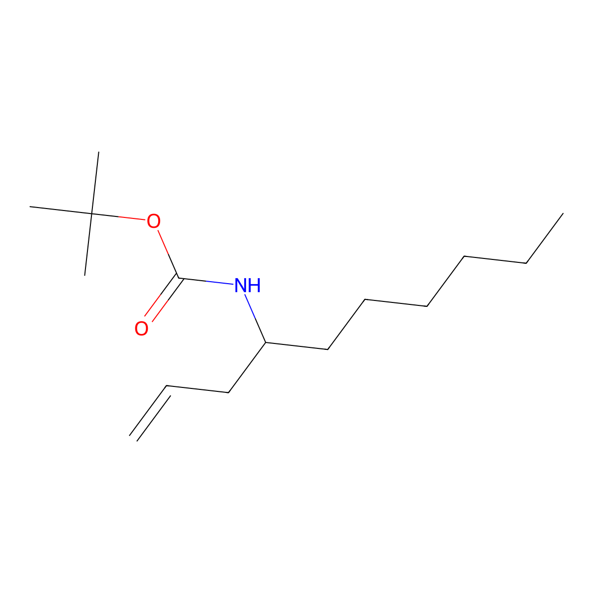 Tert-butyl dec-1-en-4-ylcarbamate molecular structure, CAS 1335042-34-6